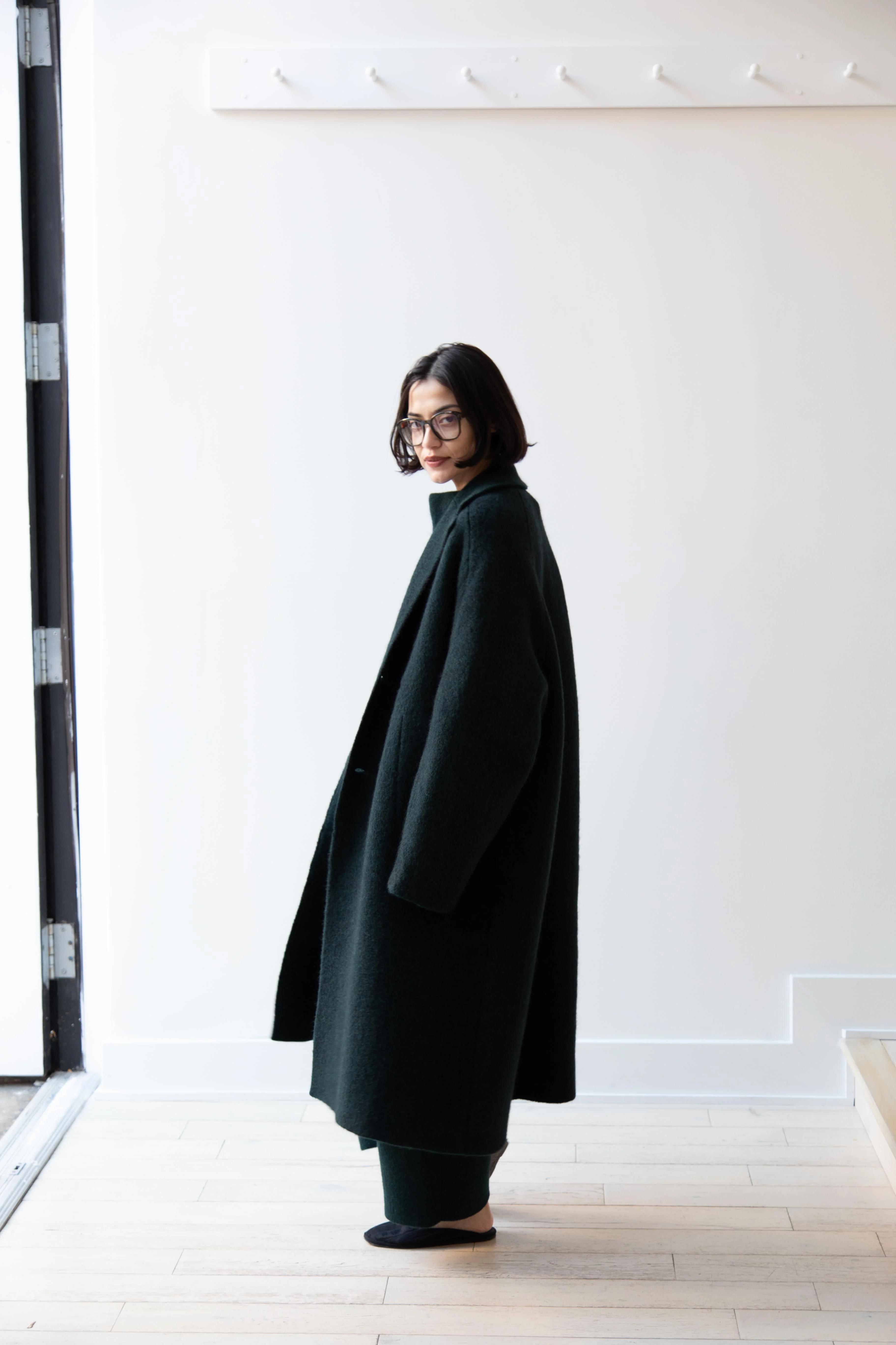 Boboutic | Bob's Double Breasted Coat in Dark Green - Image 20