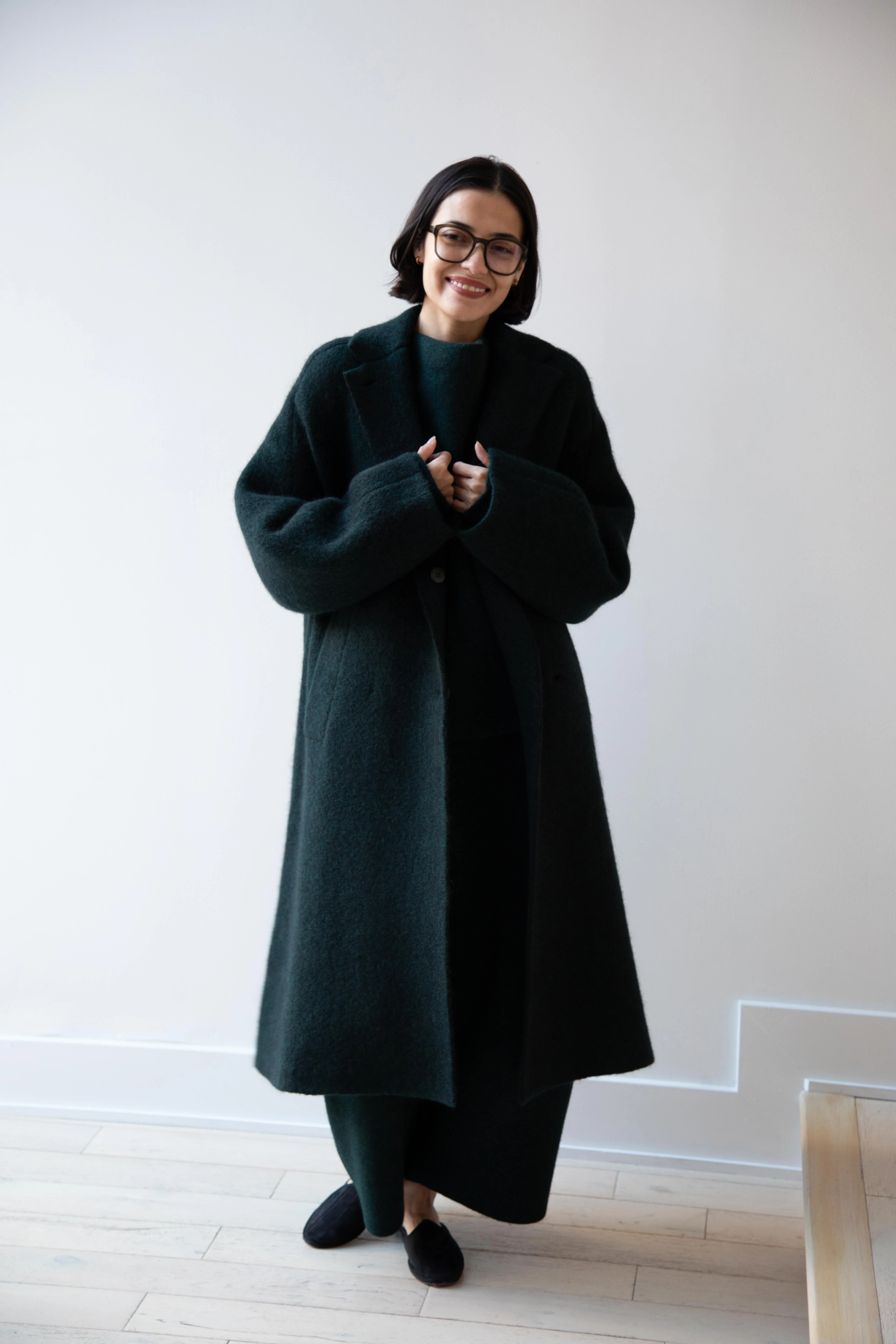 Boboutic | Bob's Double Breasted Coat in Dark Green - Image 22