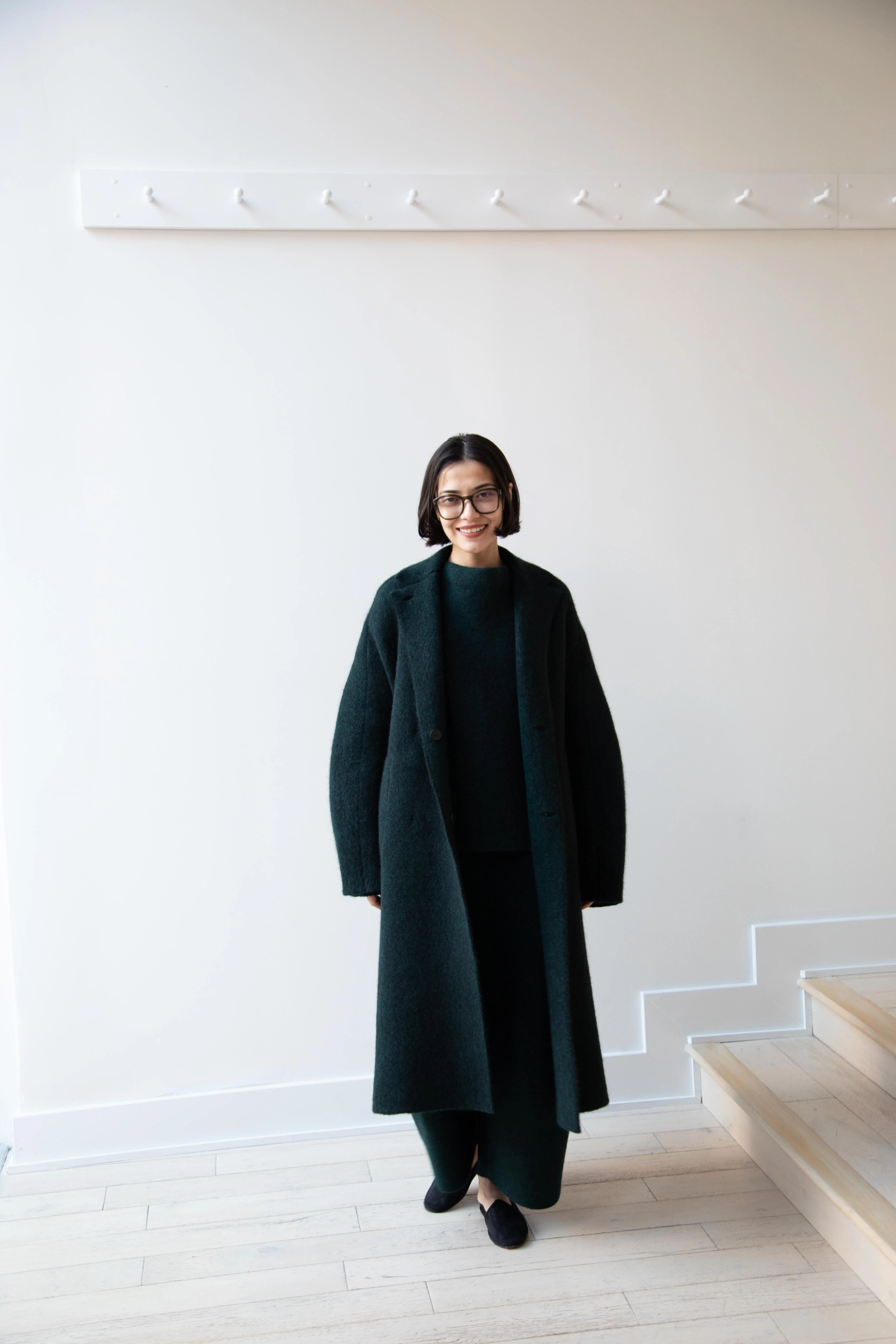 Boboutic | Bob's Double Breasted Coat in Dark Green - Image 23