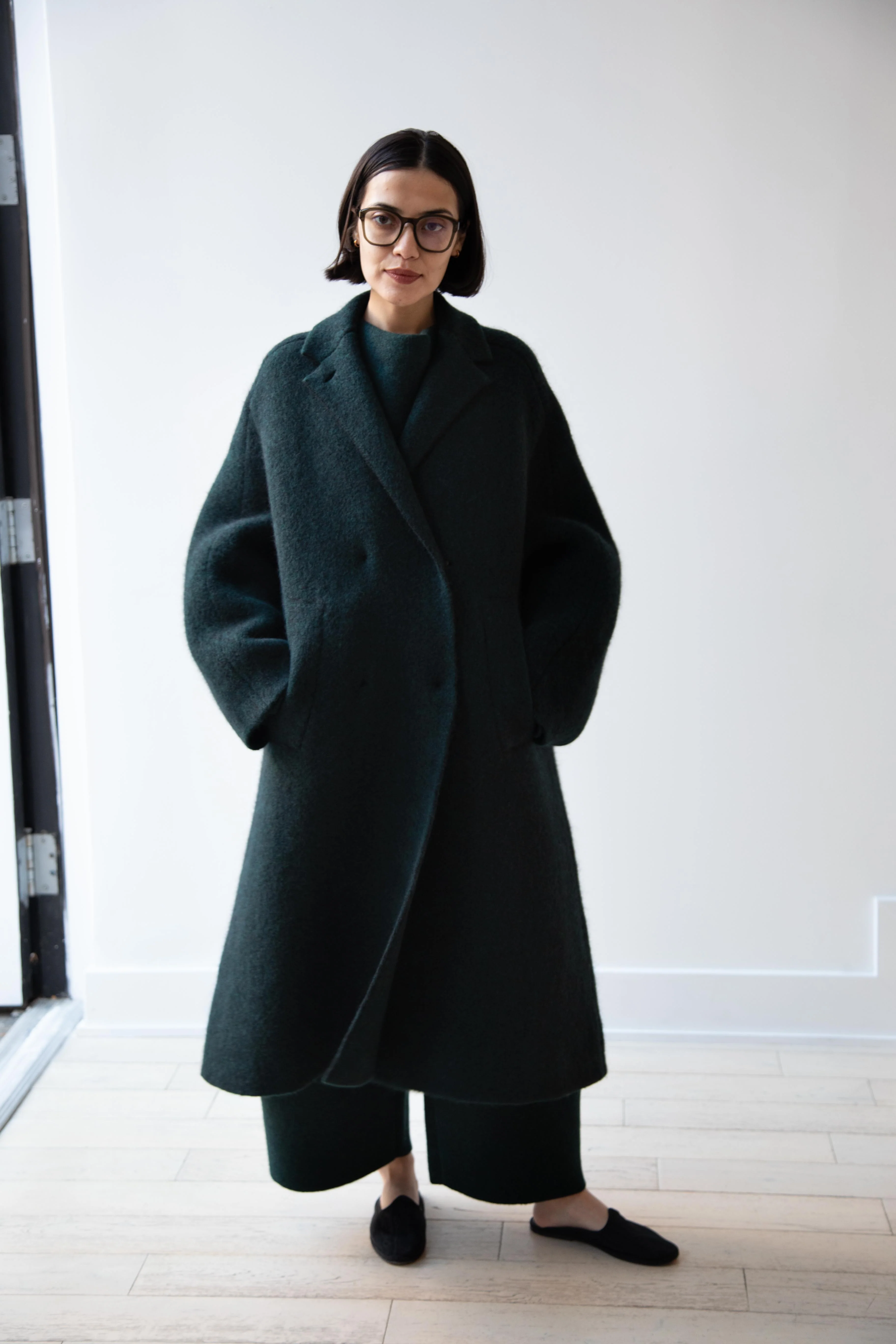 Boboutic | Bob's Double Breasted Coat in Dark Green - Image 27