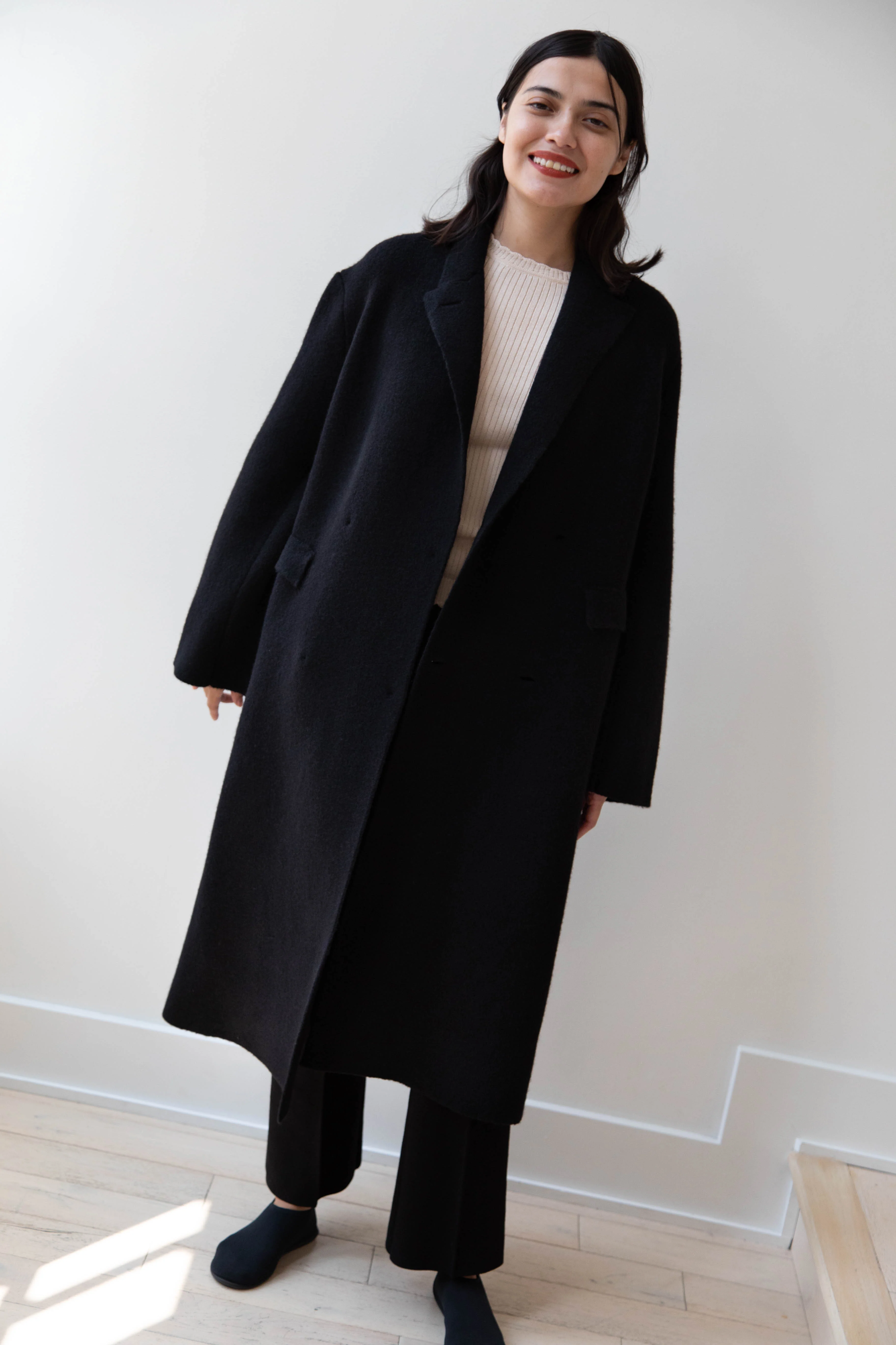 Boboutic | Double Outerwear Coat in Black - Image 10