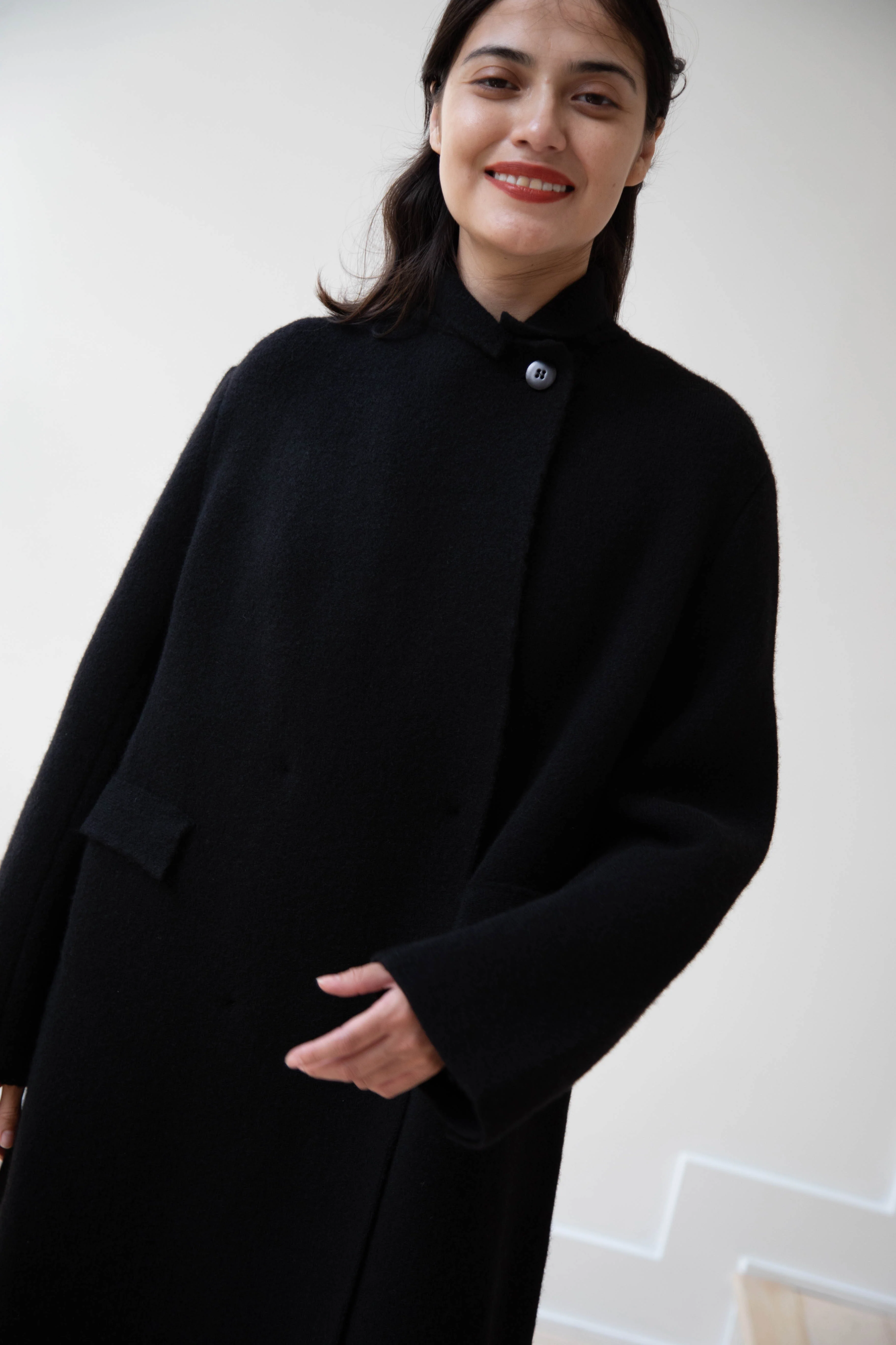 Boboutic | Double Outerwear Coat in Black - Image 12