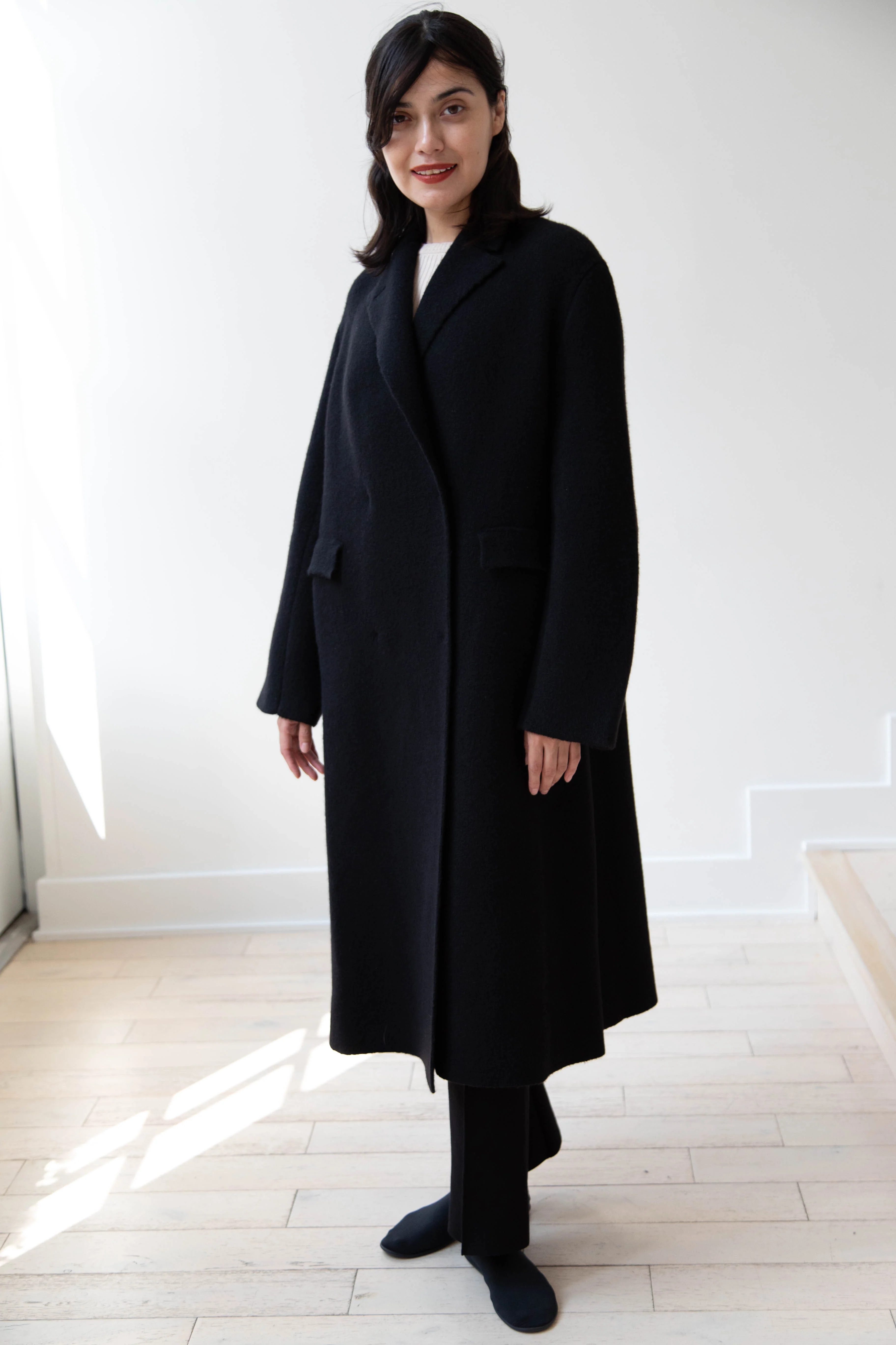 Boboutic | Double Outerwear Coat in Black - Image 14