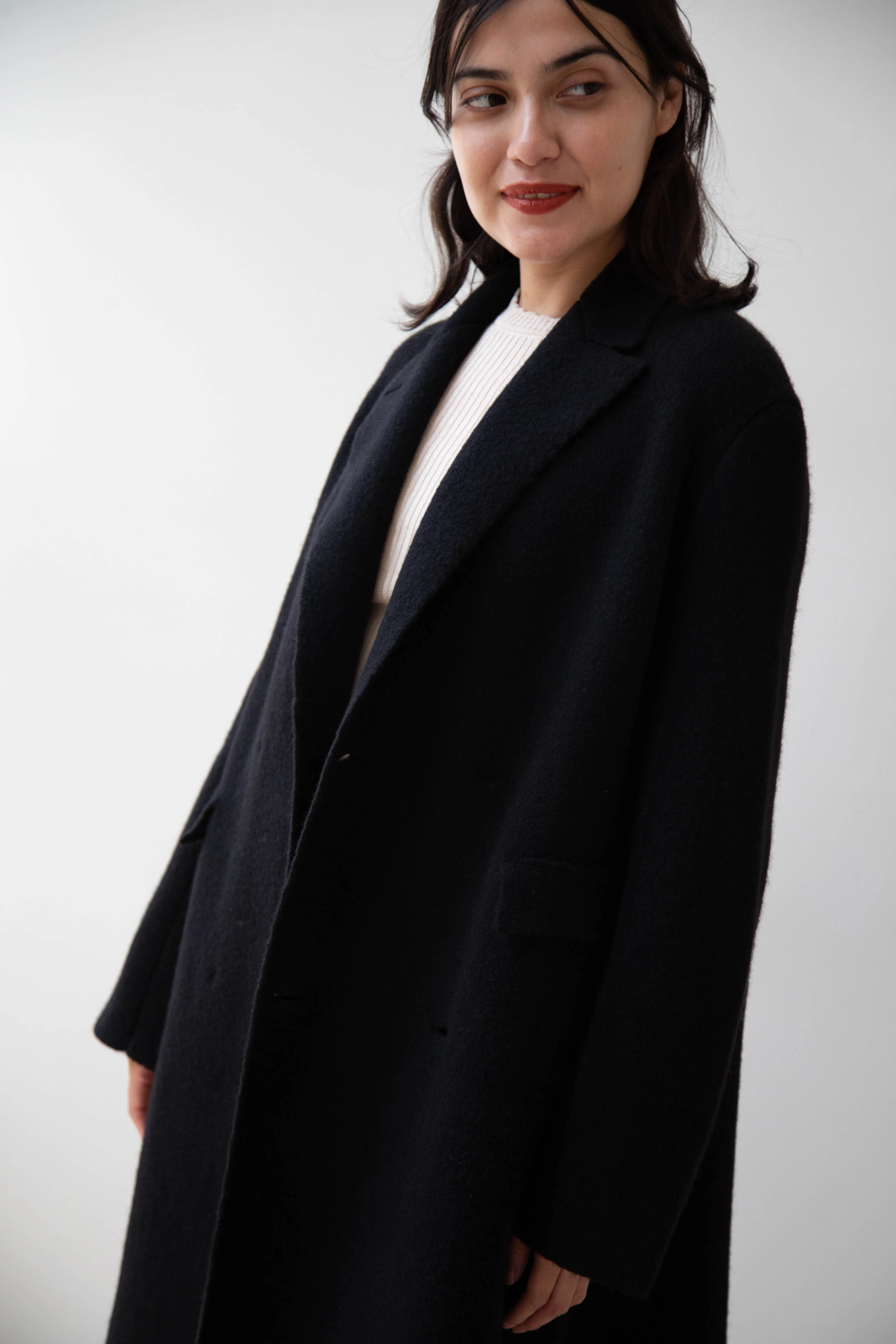 Boboutic | Double Outerwear Coat in Black - Image 18