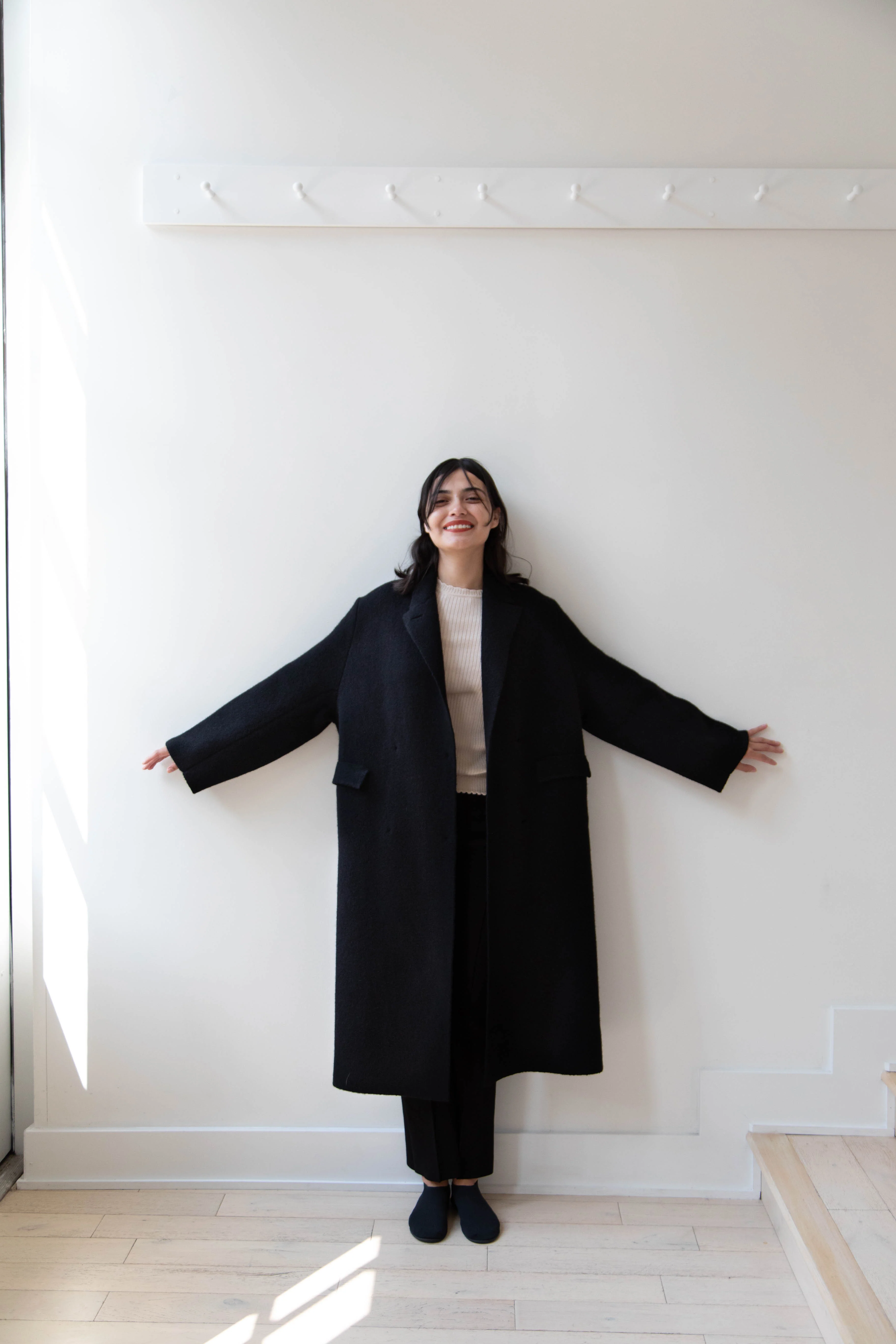 Boboutic | Double Outerwear Coat in Black - Image 19
