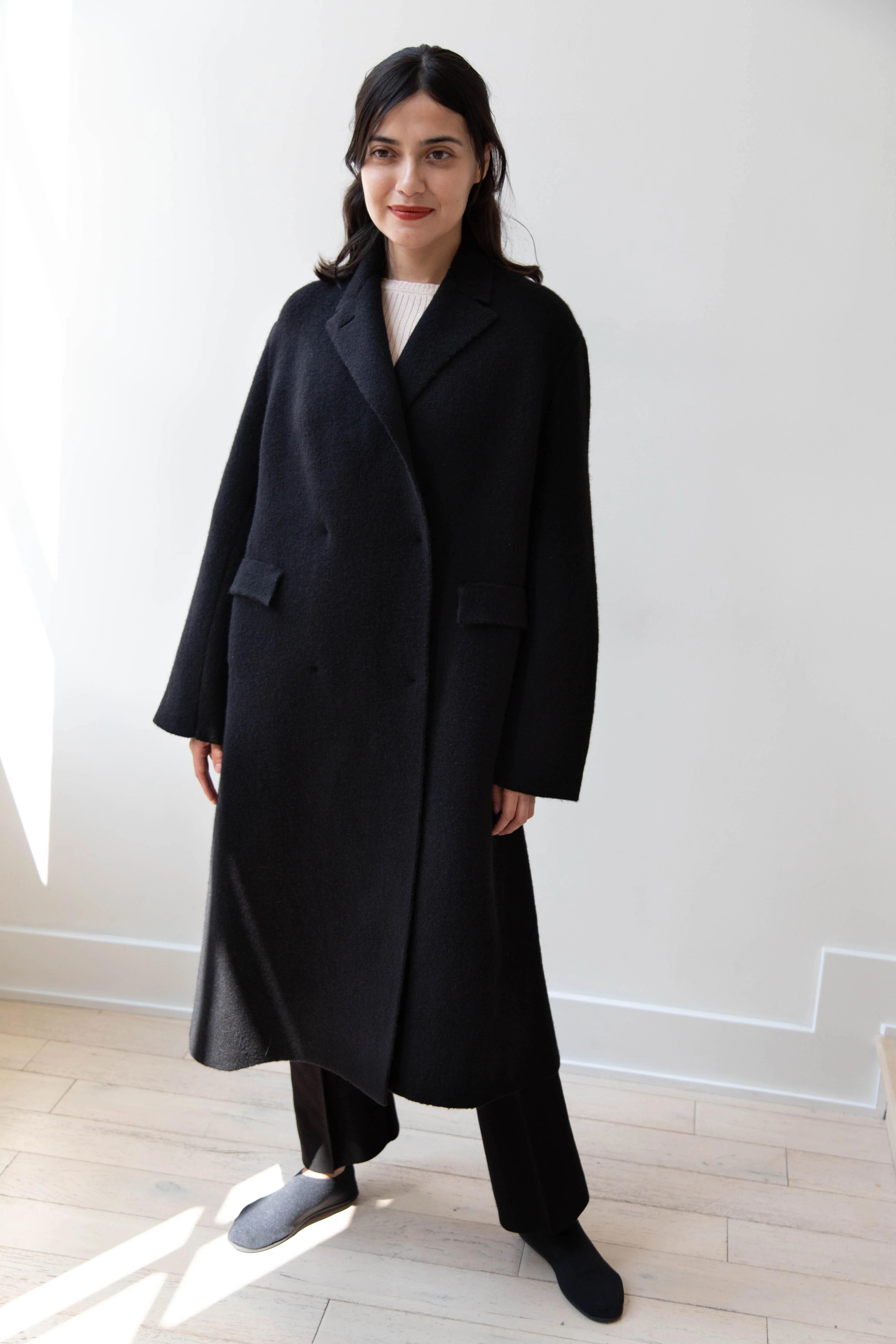 Boboutic | Double Outerwear Coat in Black - Image 2