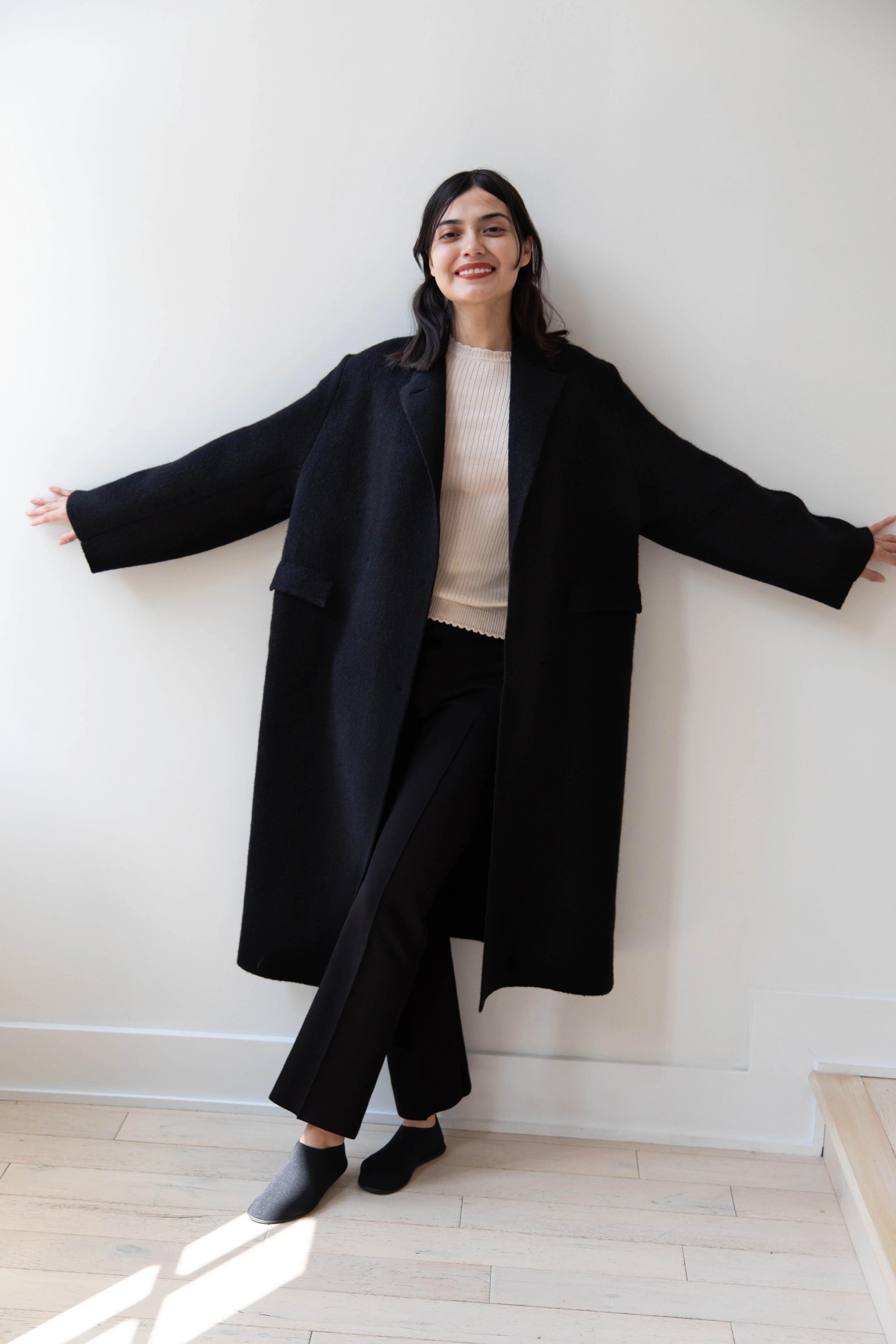 Boboutic | Double Outerwear Coat in Black - Image 20