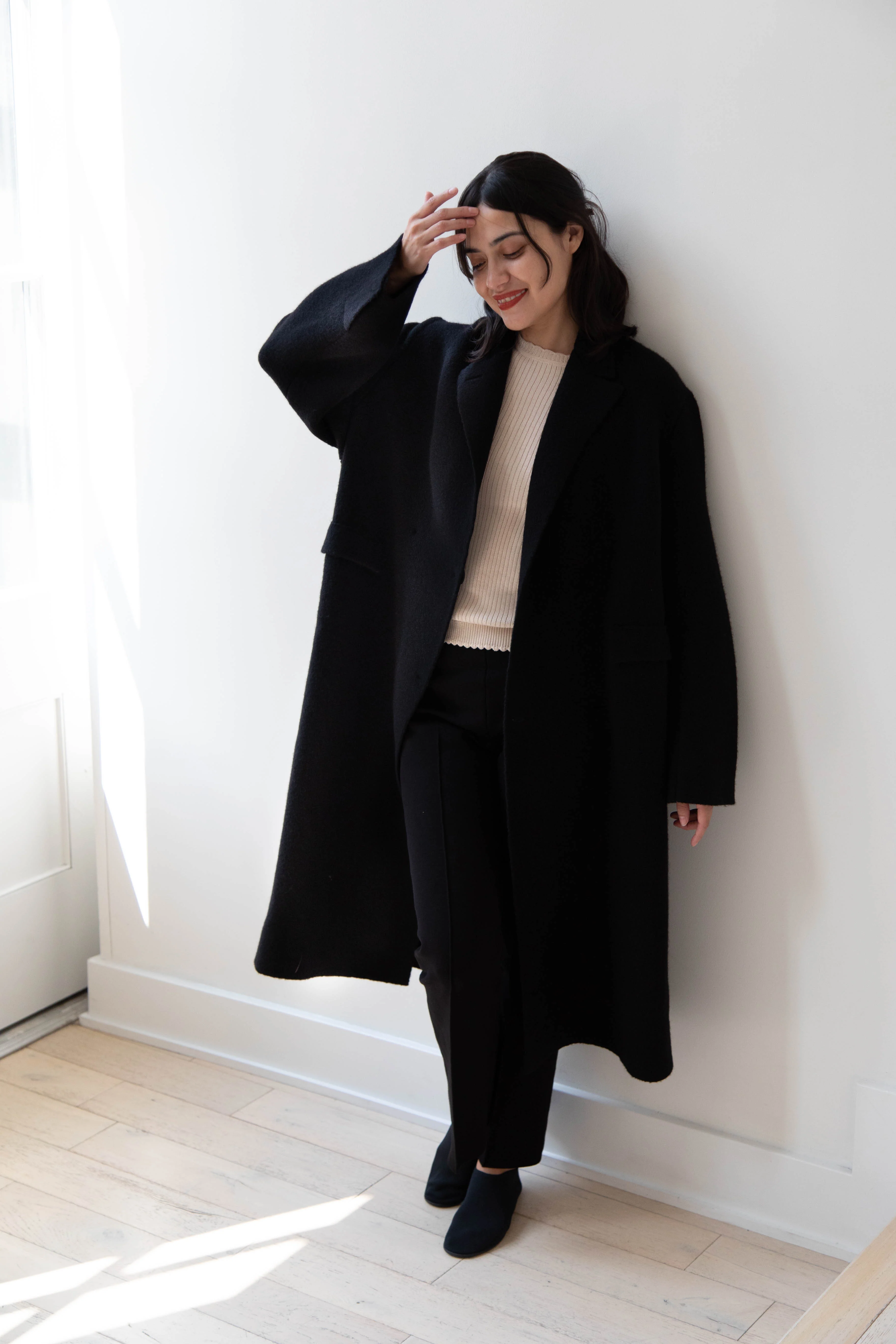 Boboutic | Double Outerwear Coat in Black - Image 21