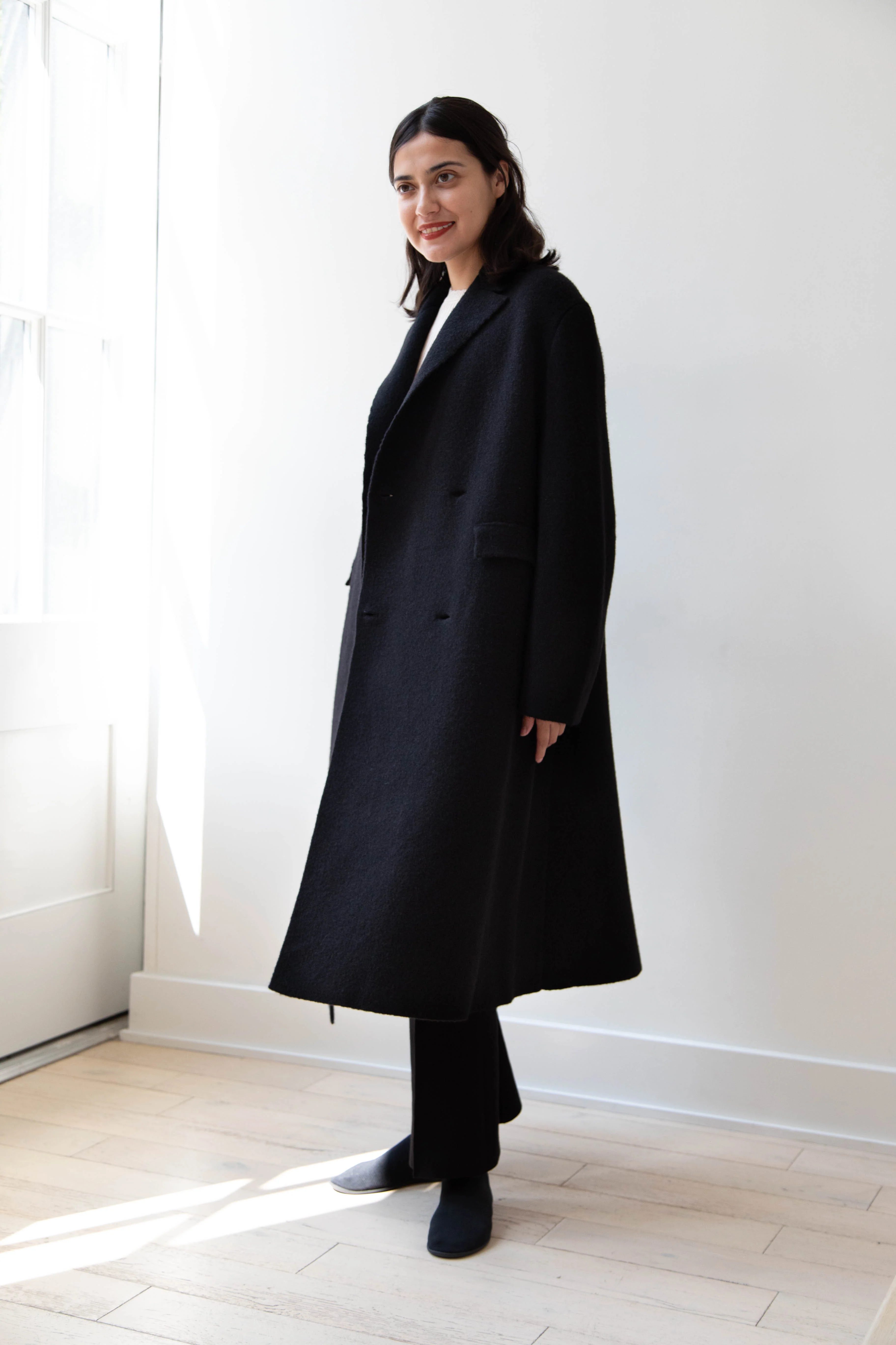 Boboutic | Double Outerwear Coat in Black - Image 25