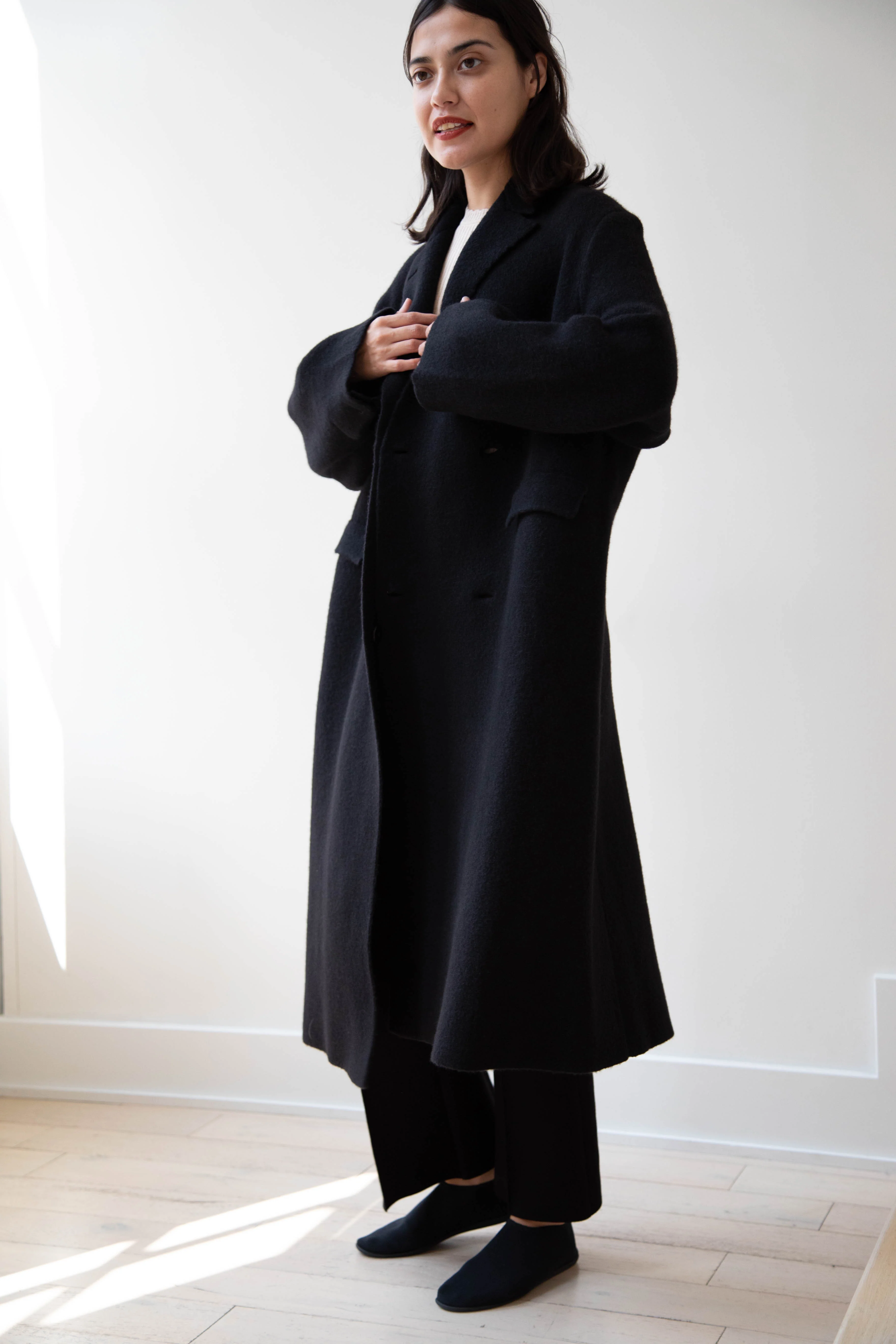 Boboutic | Double Outerwear Coat in Black - Image 26