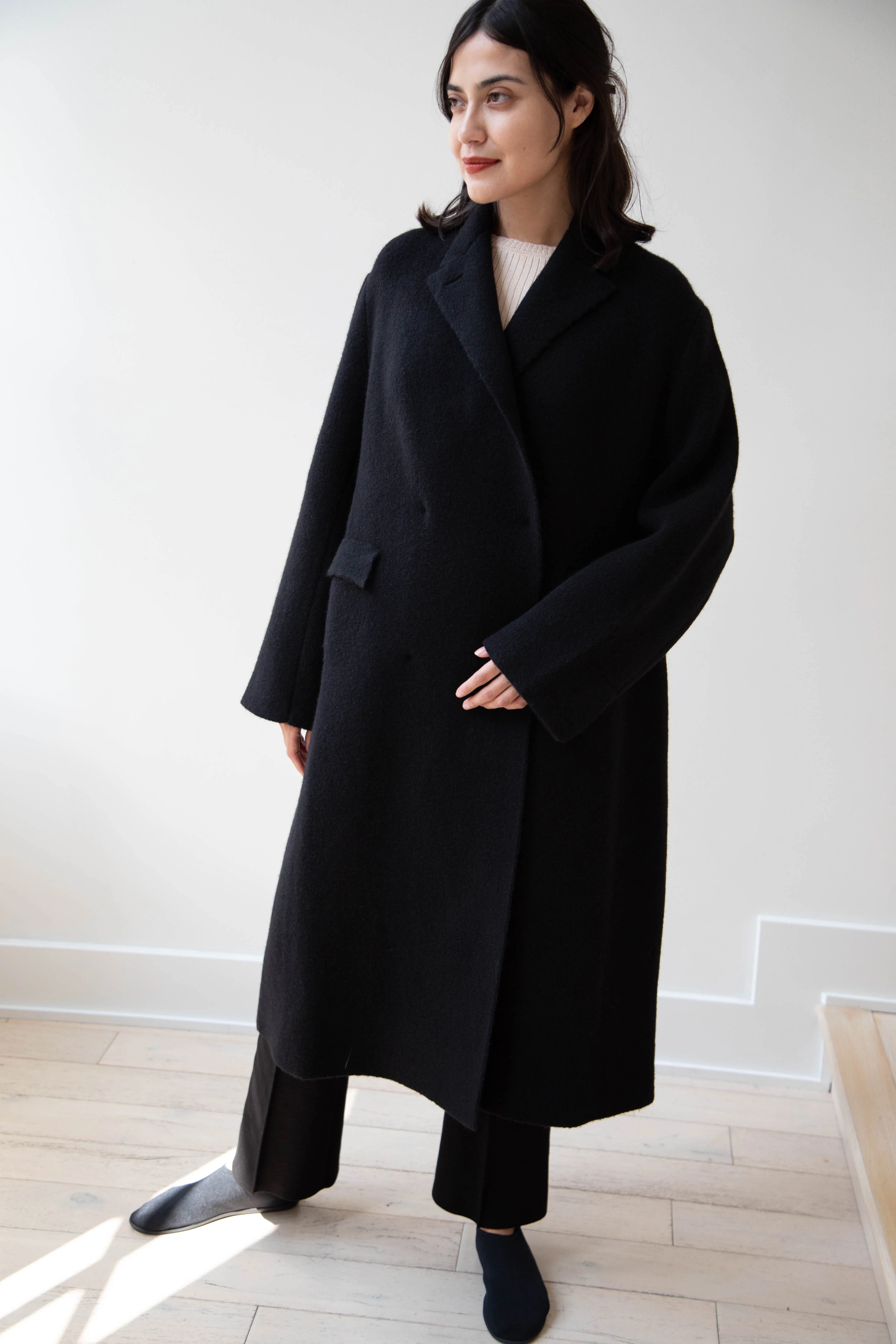 Boboutic | Double Outerwear Coat in Black - Image 27