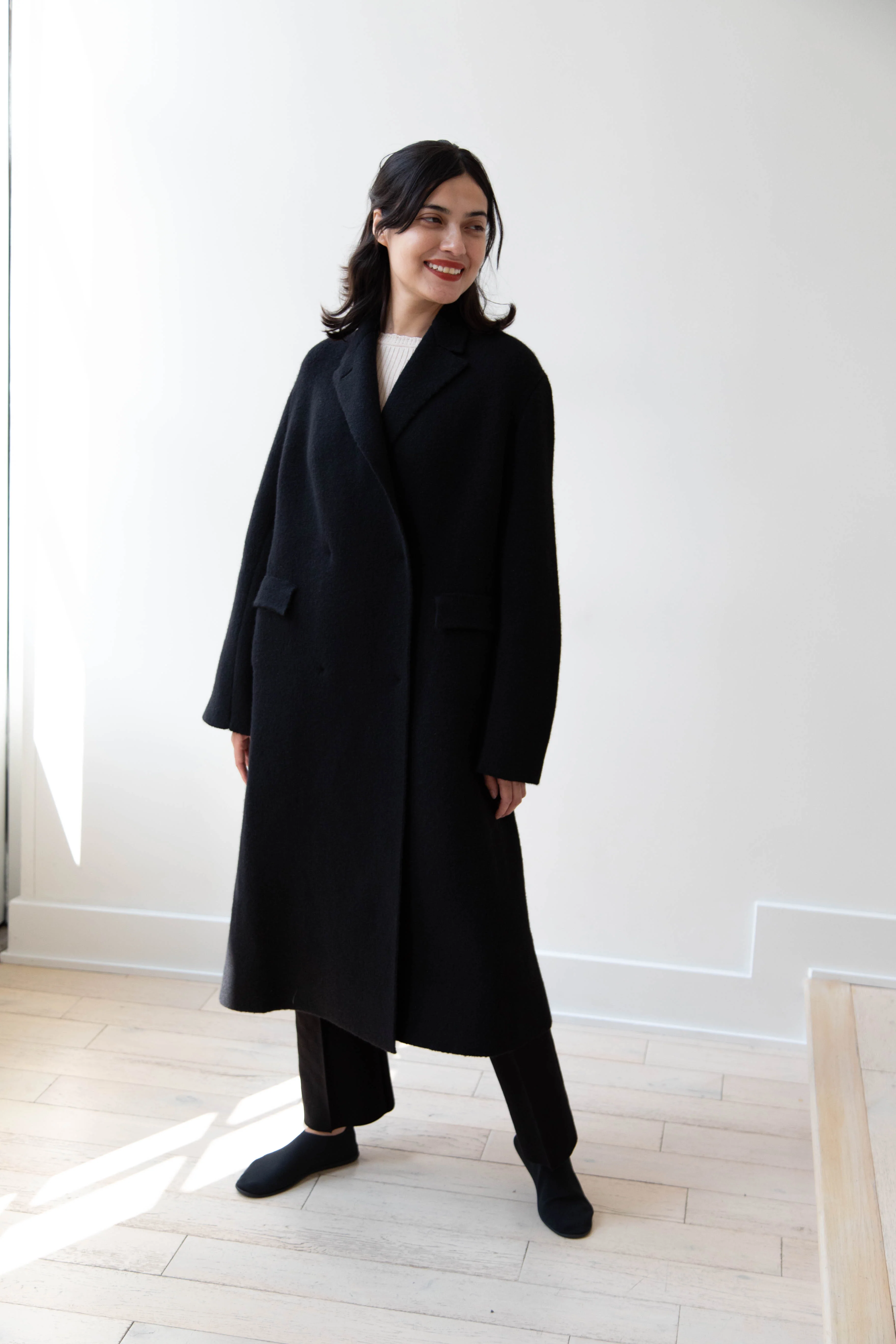 Boboutic | Double Outerwear Coat in Black - Image 28