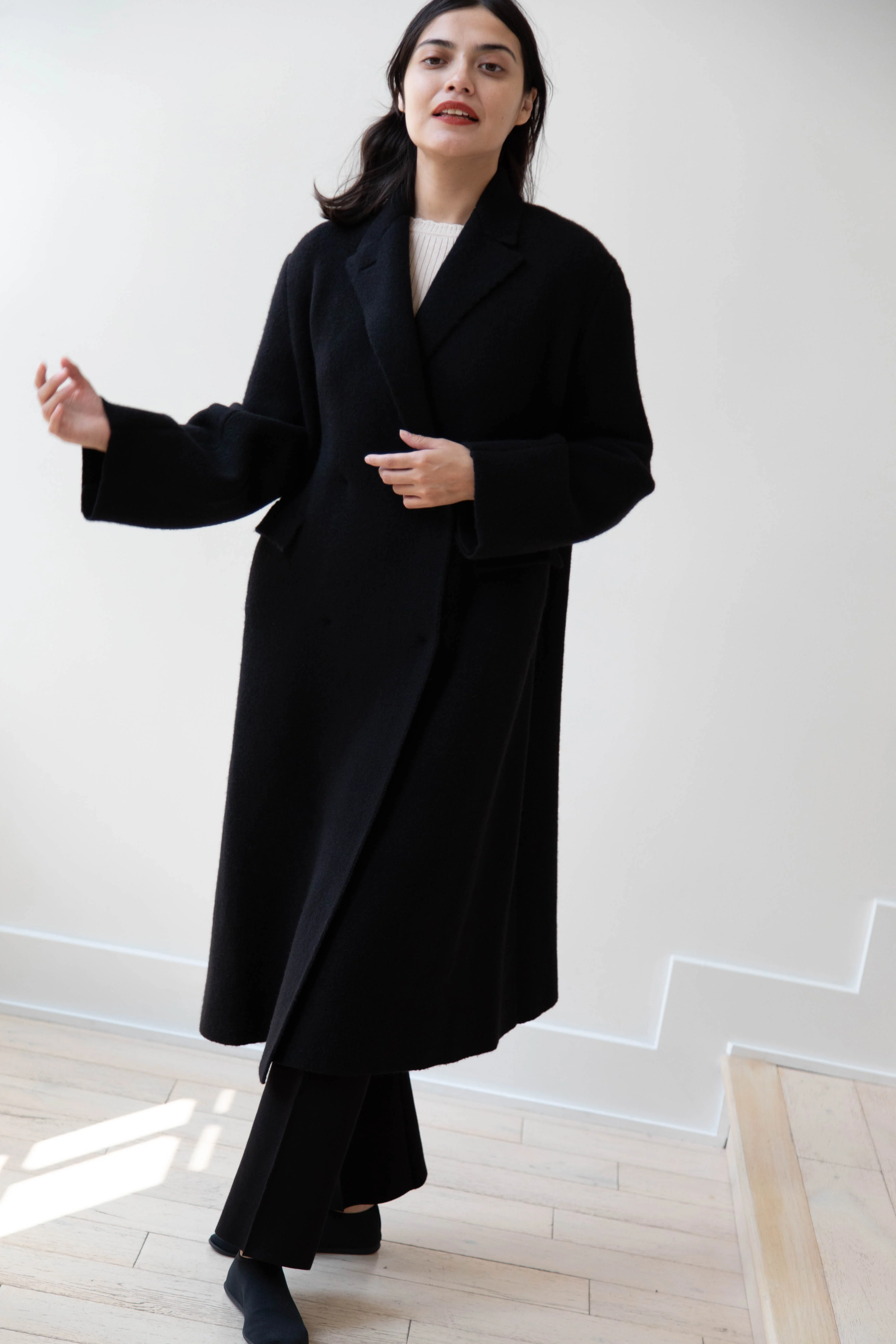 Boboutic | Double Outerwear Coat in Black - Image 31