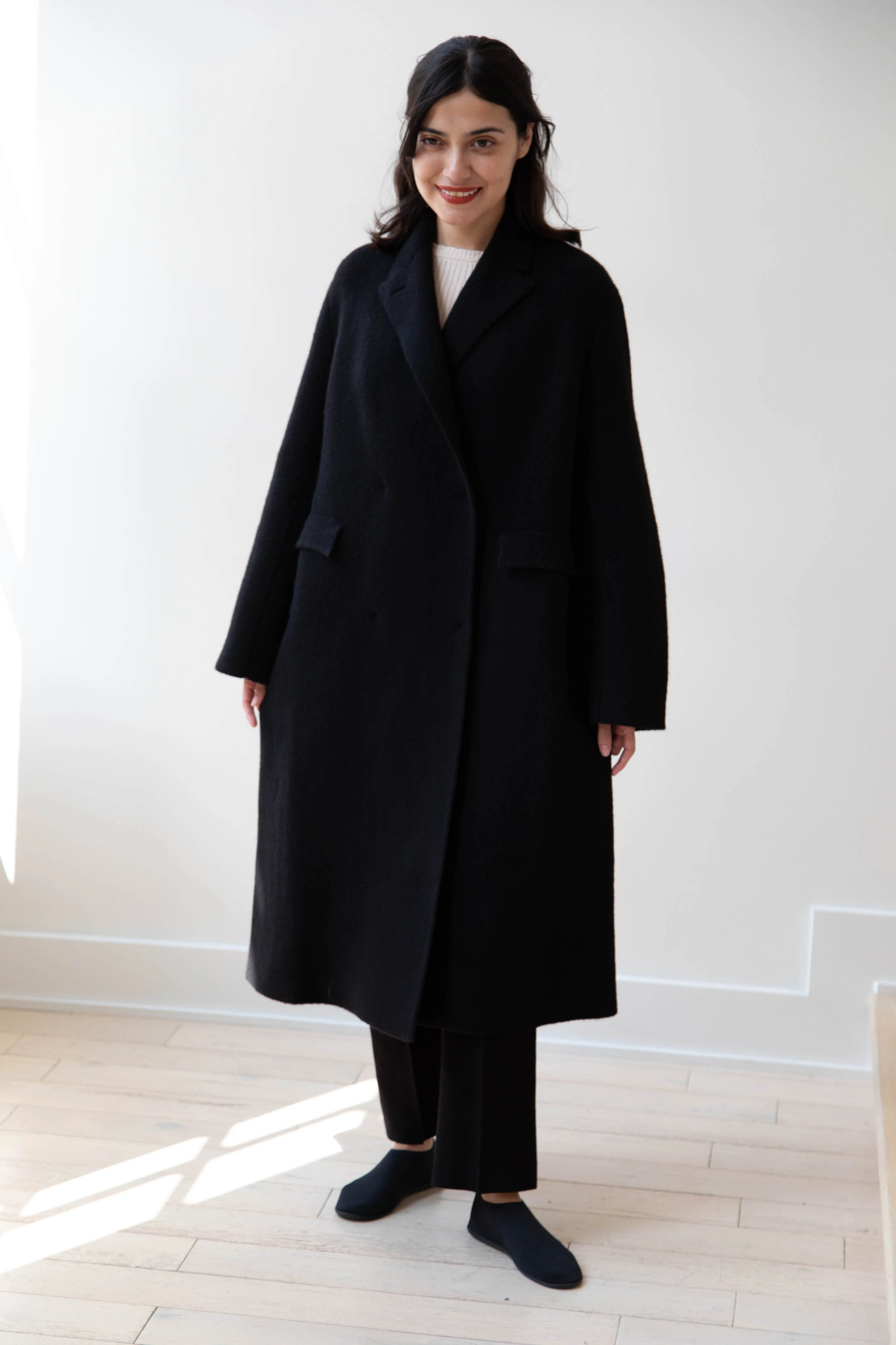 Boboutic | Double Outerwear Coat in Black - Image 33