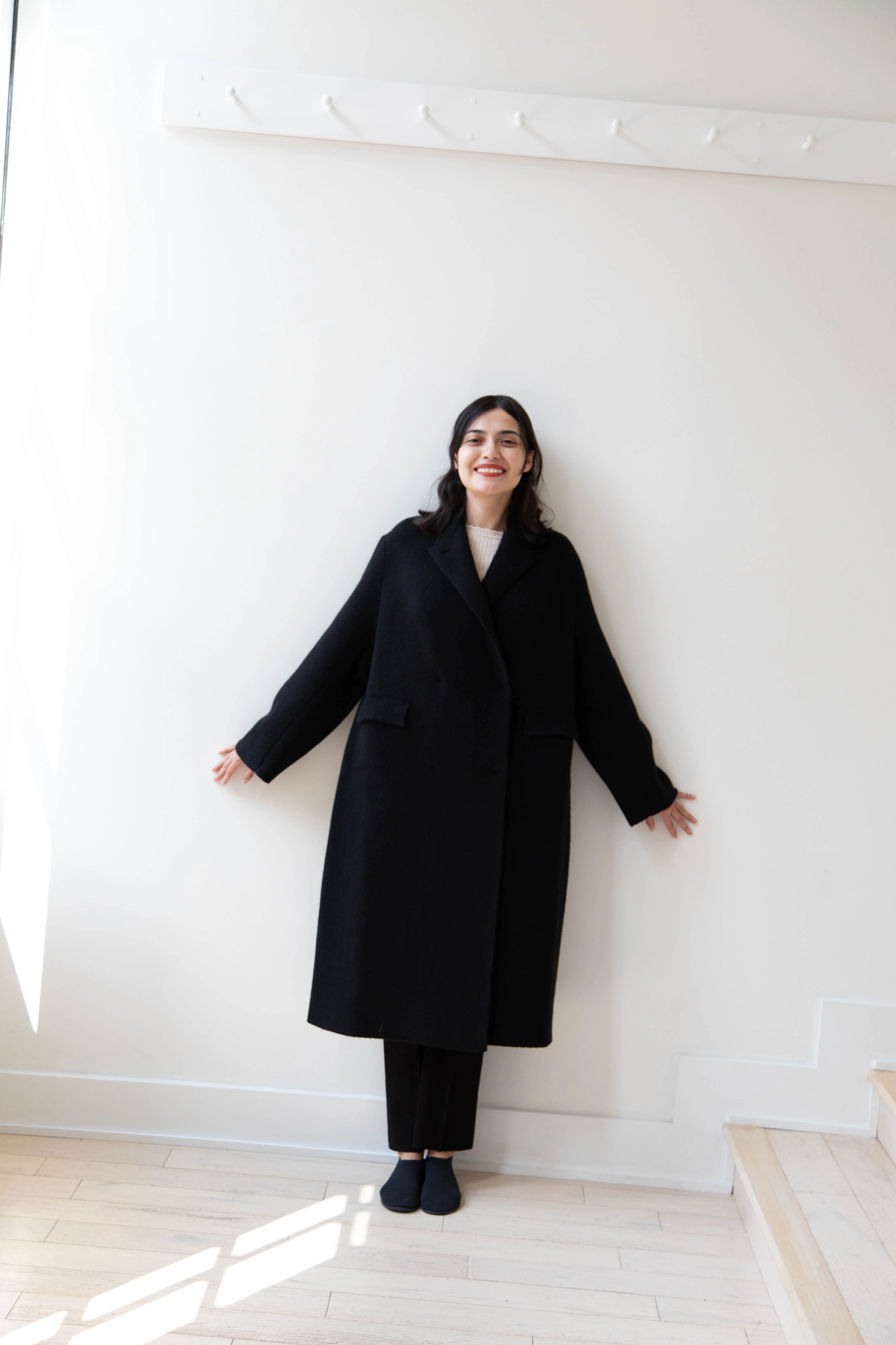 Boboutic | Double Outerwear Coat in Black - Image 34