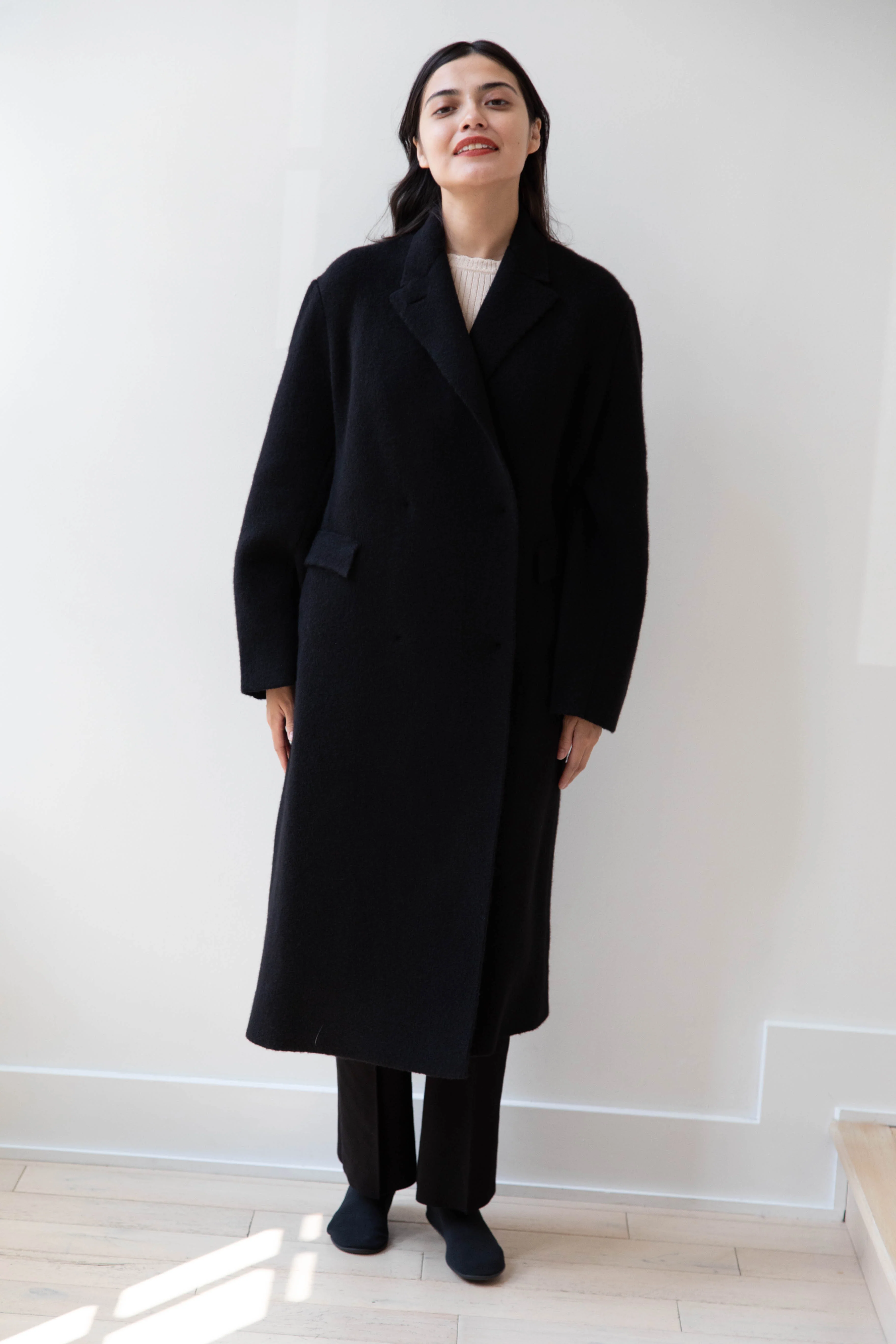 Boboutic | Double Outerwear Coat in Black - Image 35