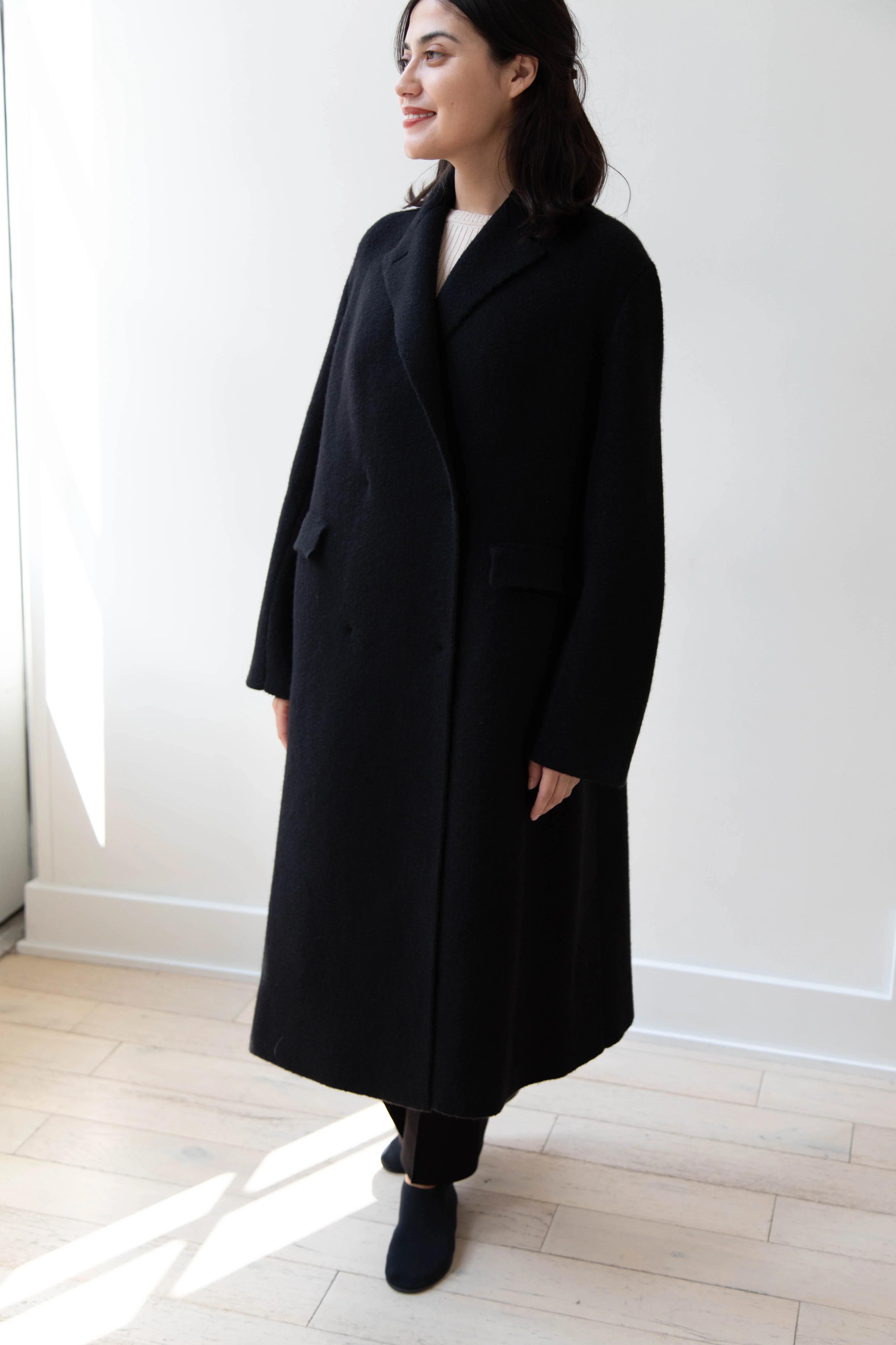 Boboutic | Double Outerwear Coat in Black - Image 38