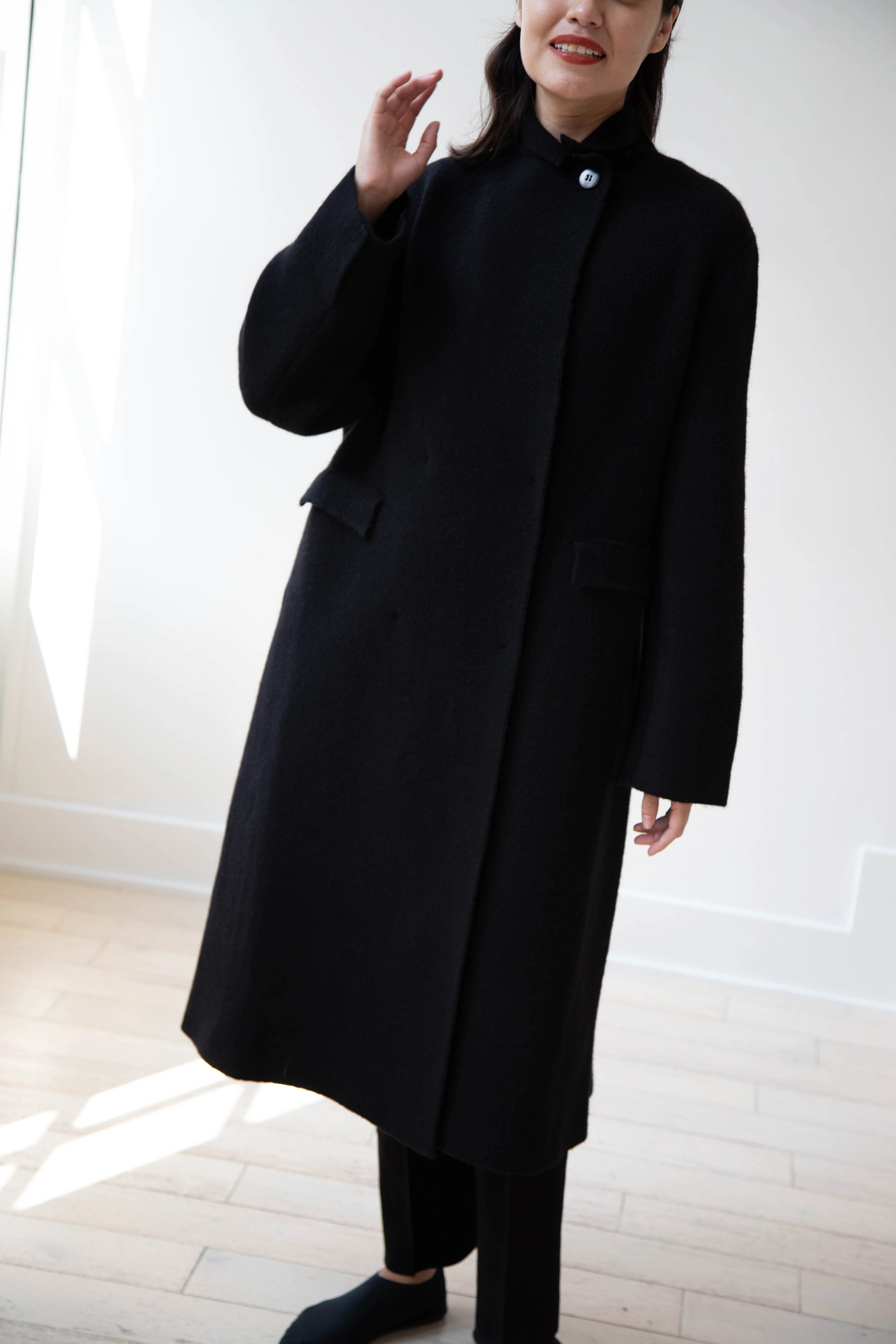Boboutic | Double Outerwear Coat in Black - Image 42
