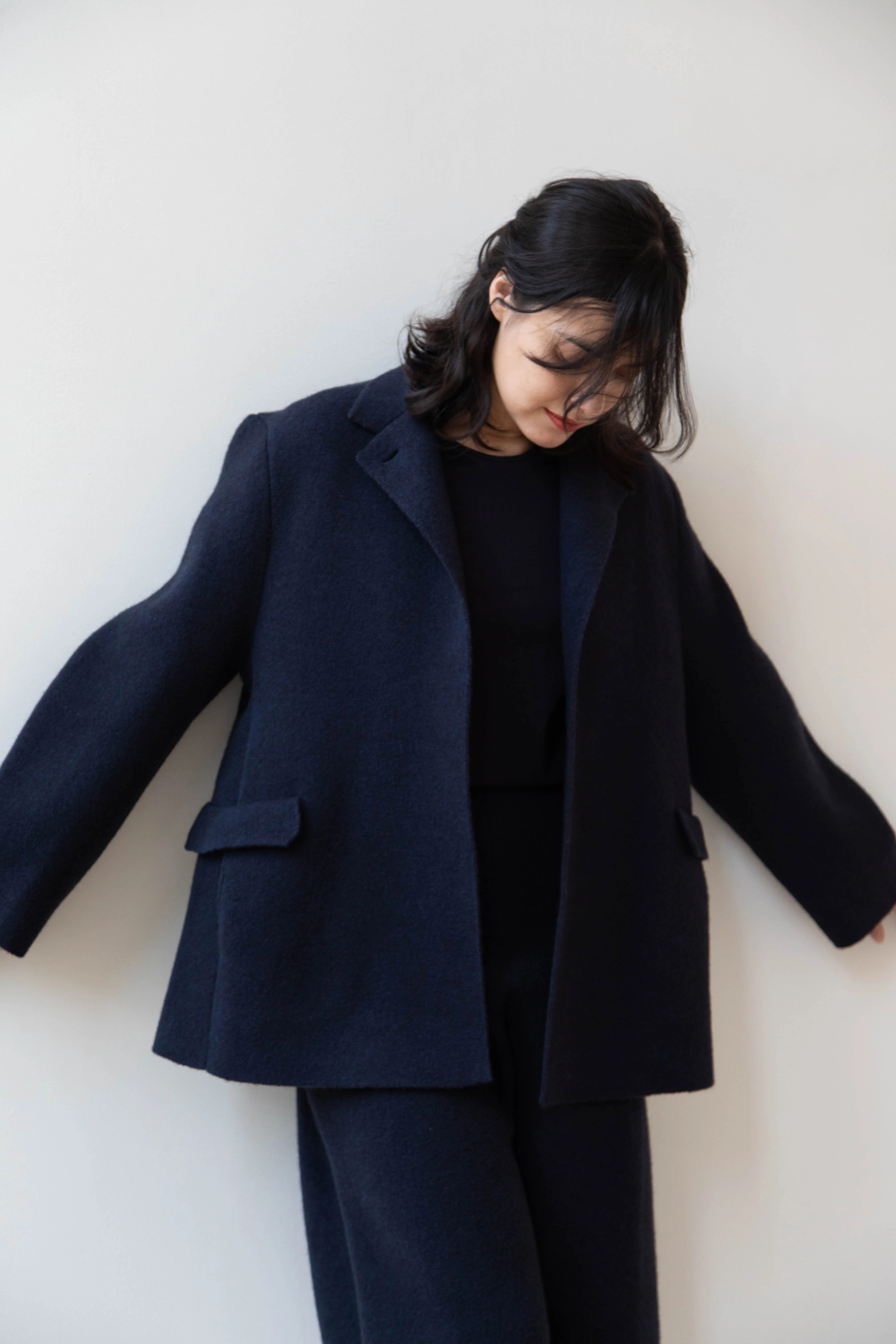 Boboutic | Double Outerwear Jacket in Navy