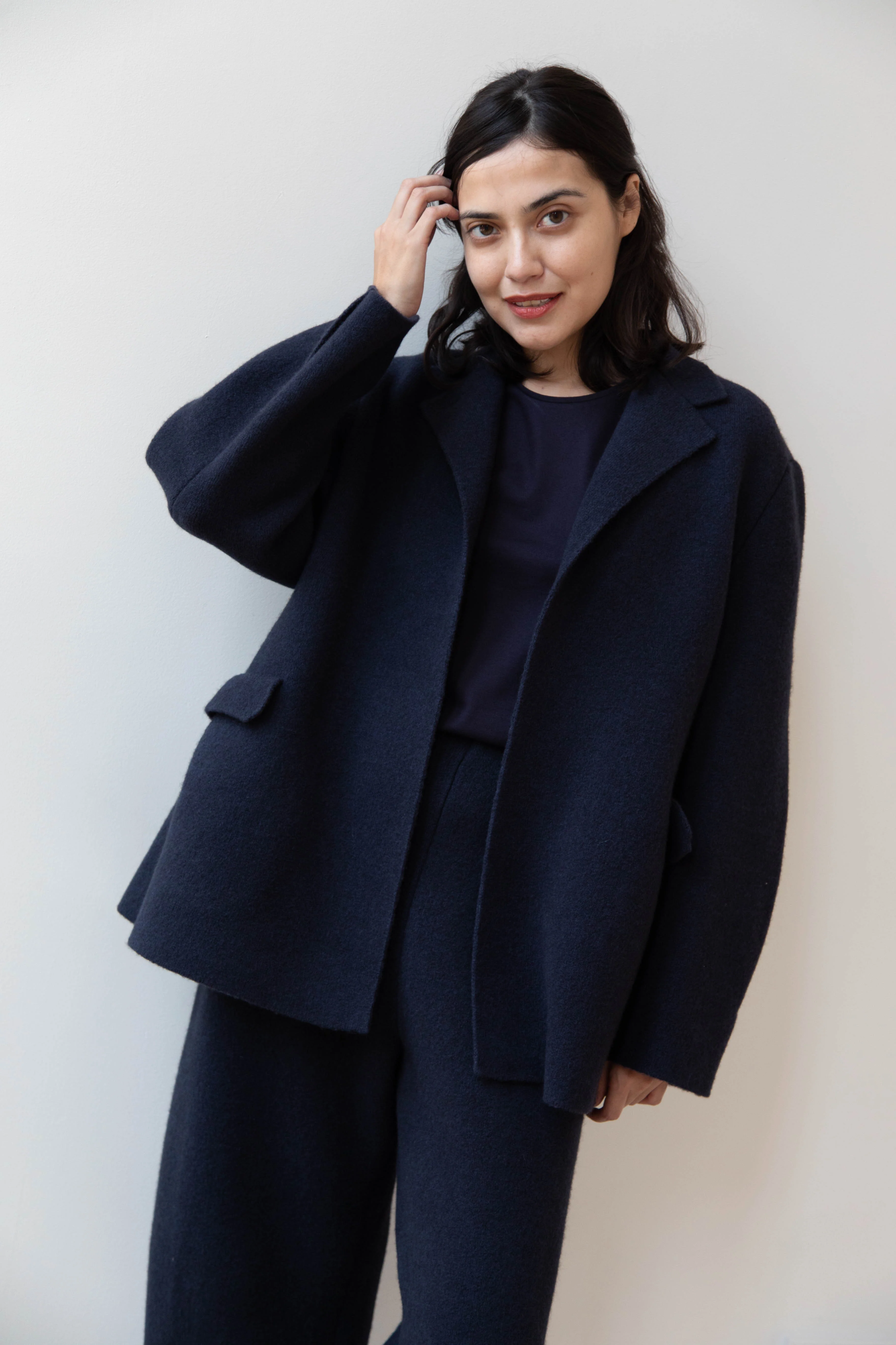 Boboutic | Double Outerwear Jacket in Navy - Image 12