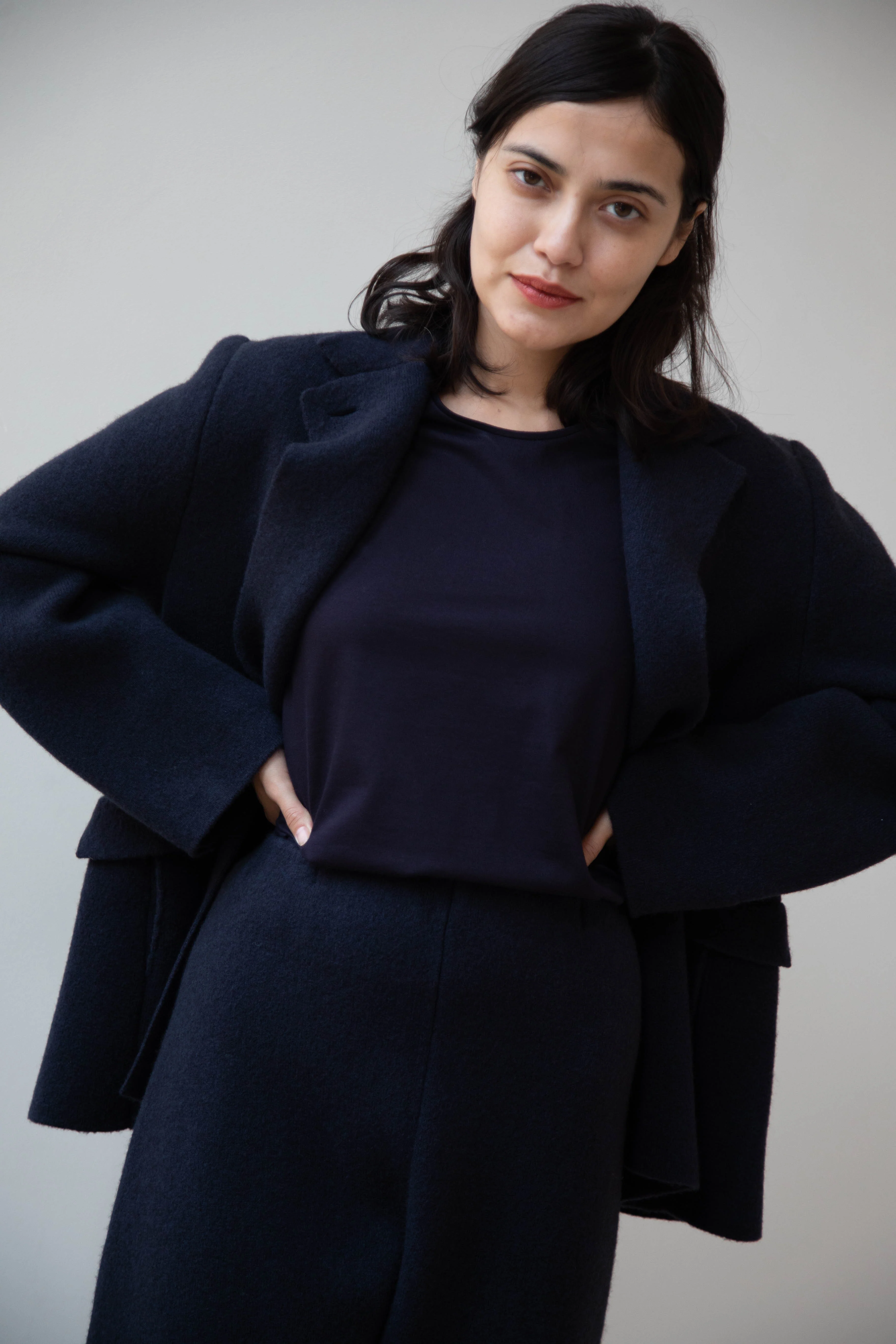 Boboutic | Double Outerwear Jacket in Navy - Image 13