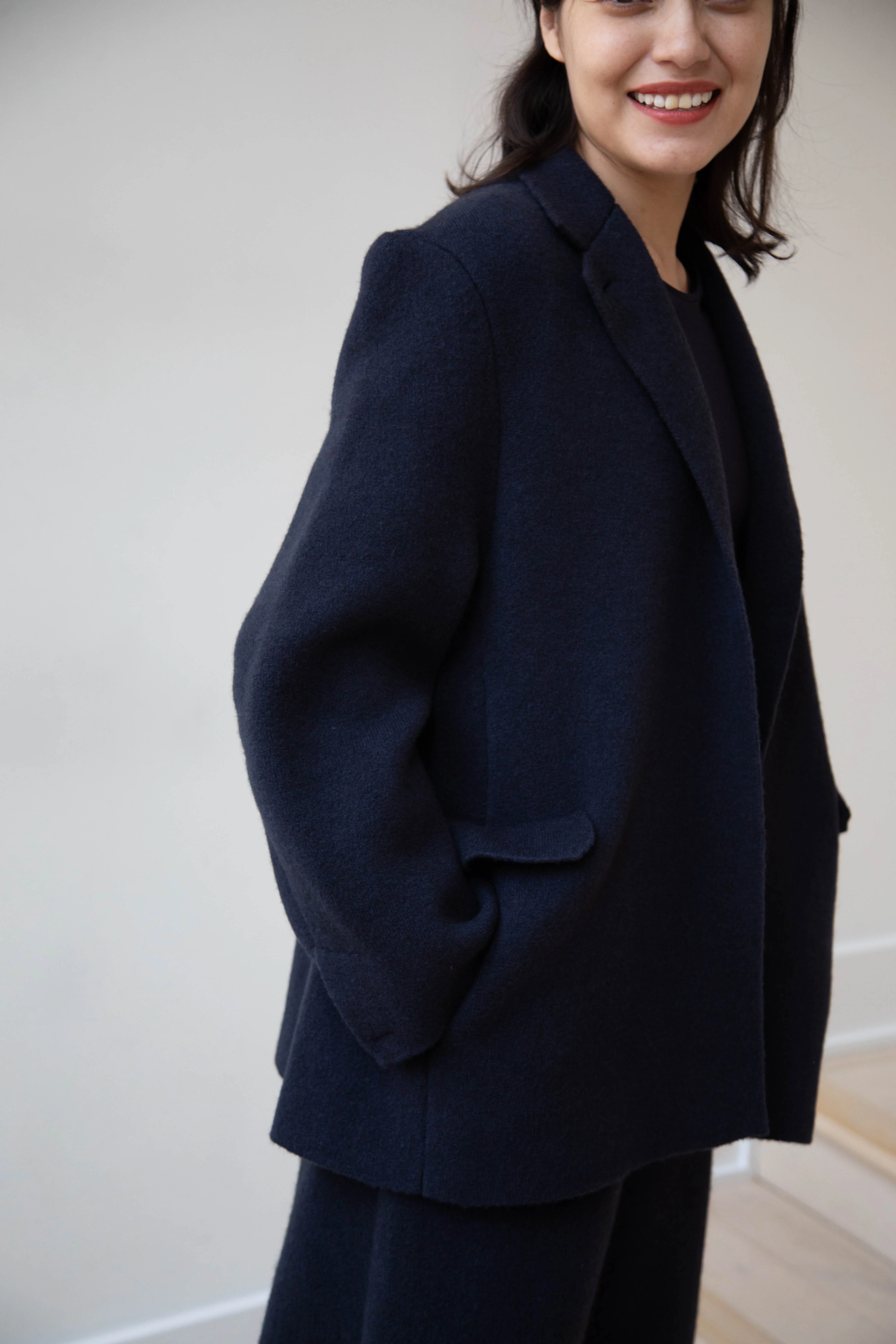 Boboutic | Double Outerwear Jacket in Navy - Image 14