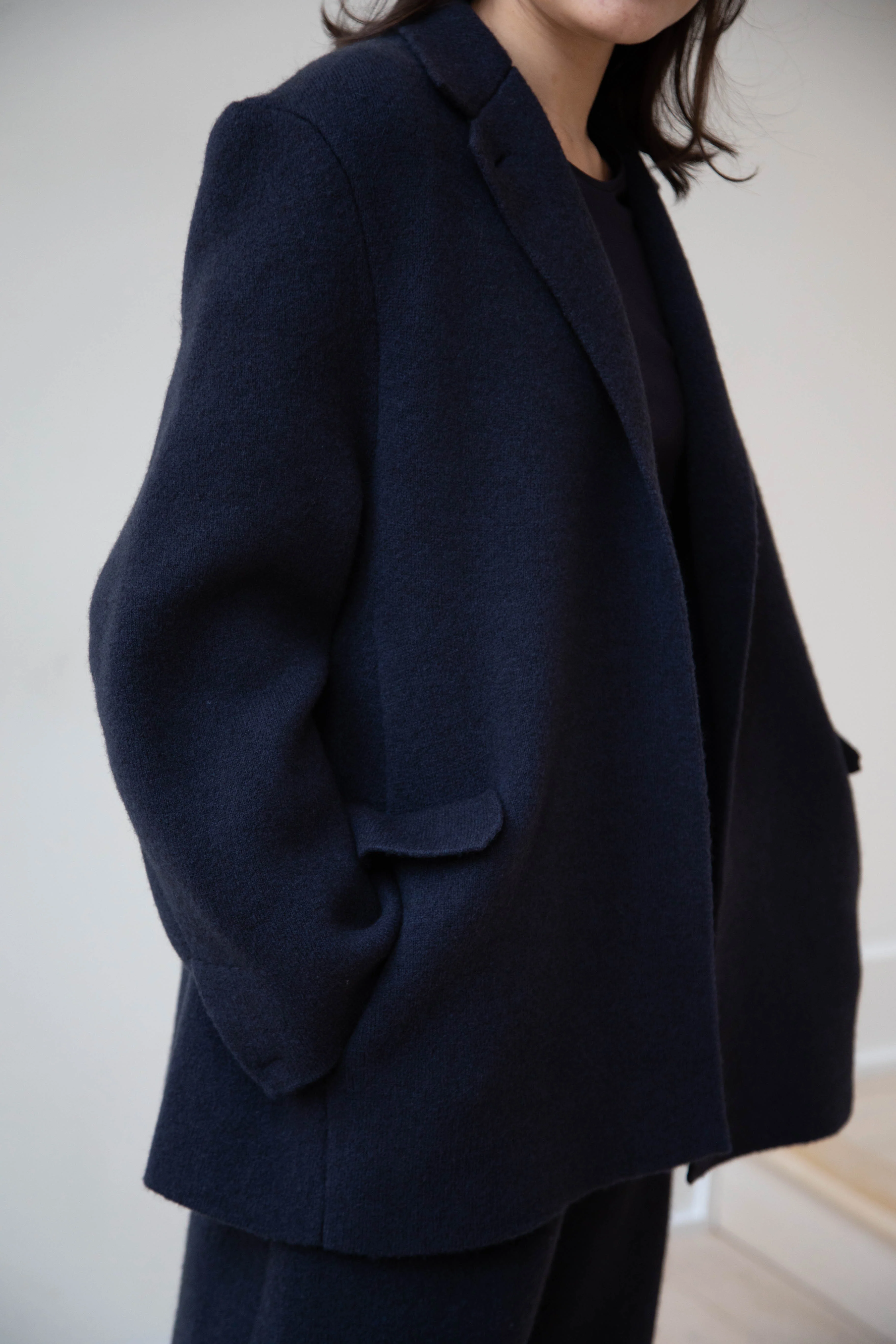Boboutic | Double Outerwear Jacket in Navy - Image 15