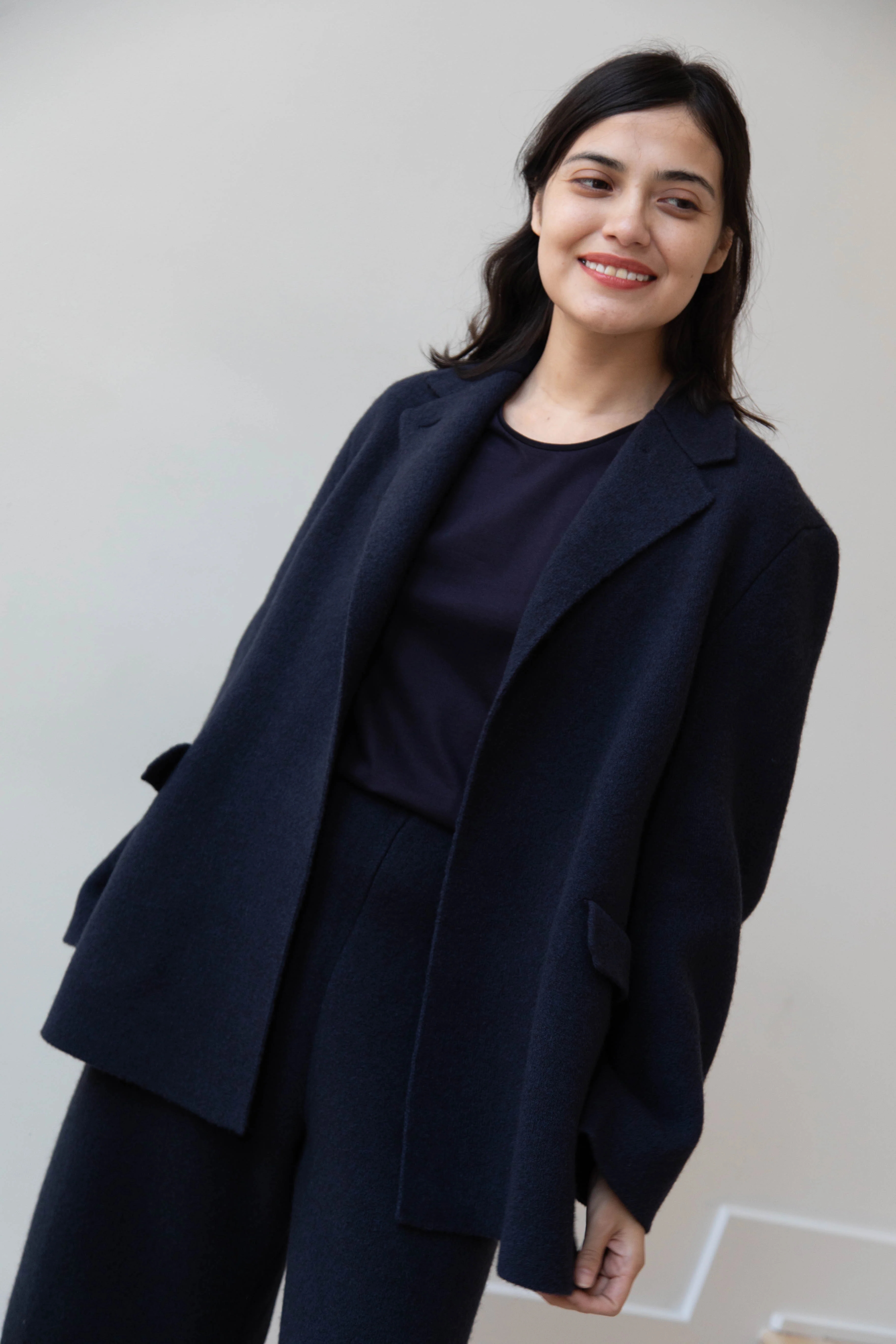 Boboutic | Double Outerwear Jacket in Navy - Image 17