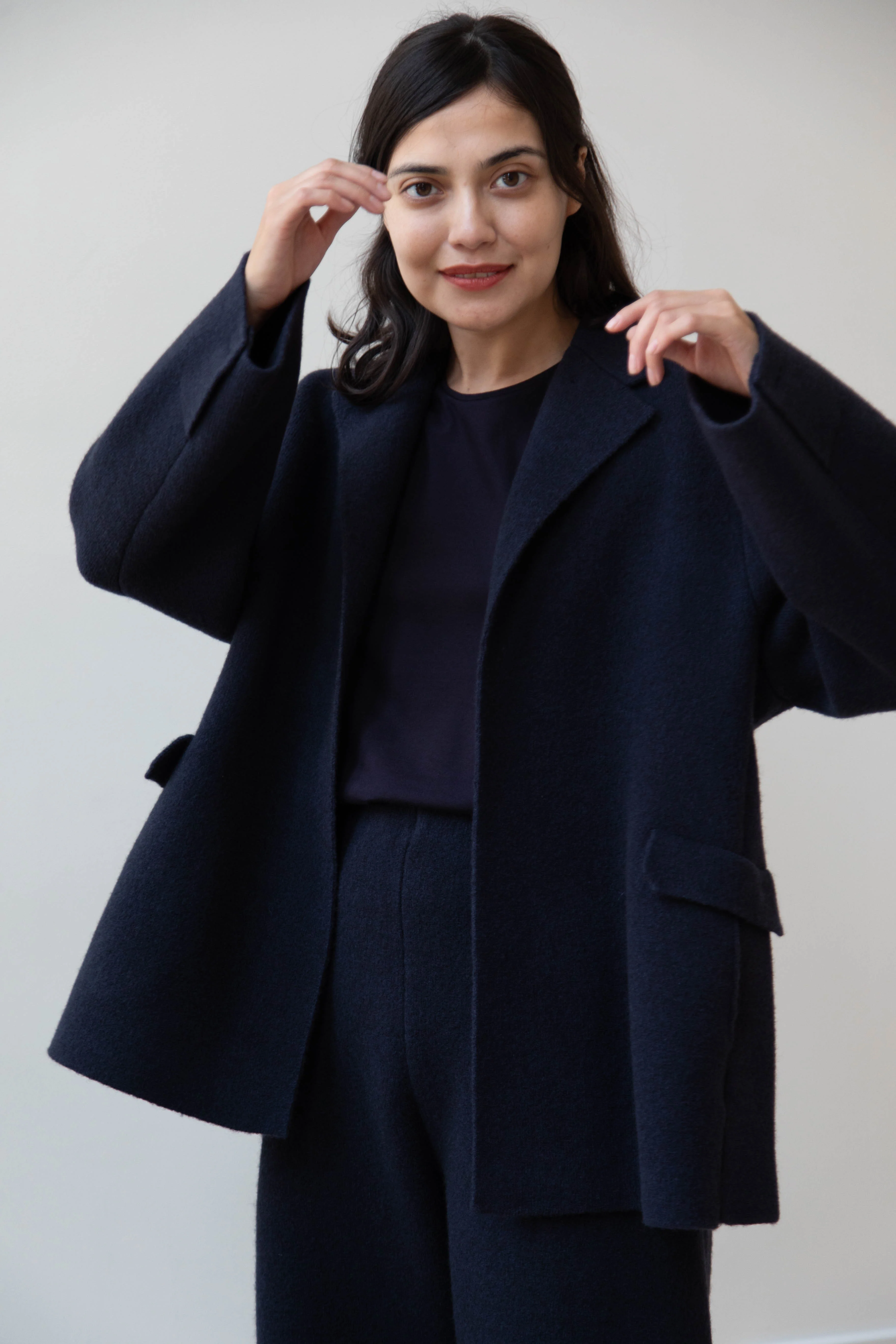 Boboutic | Double Outerwear Jacket in Navy - Image 19