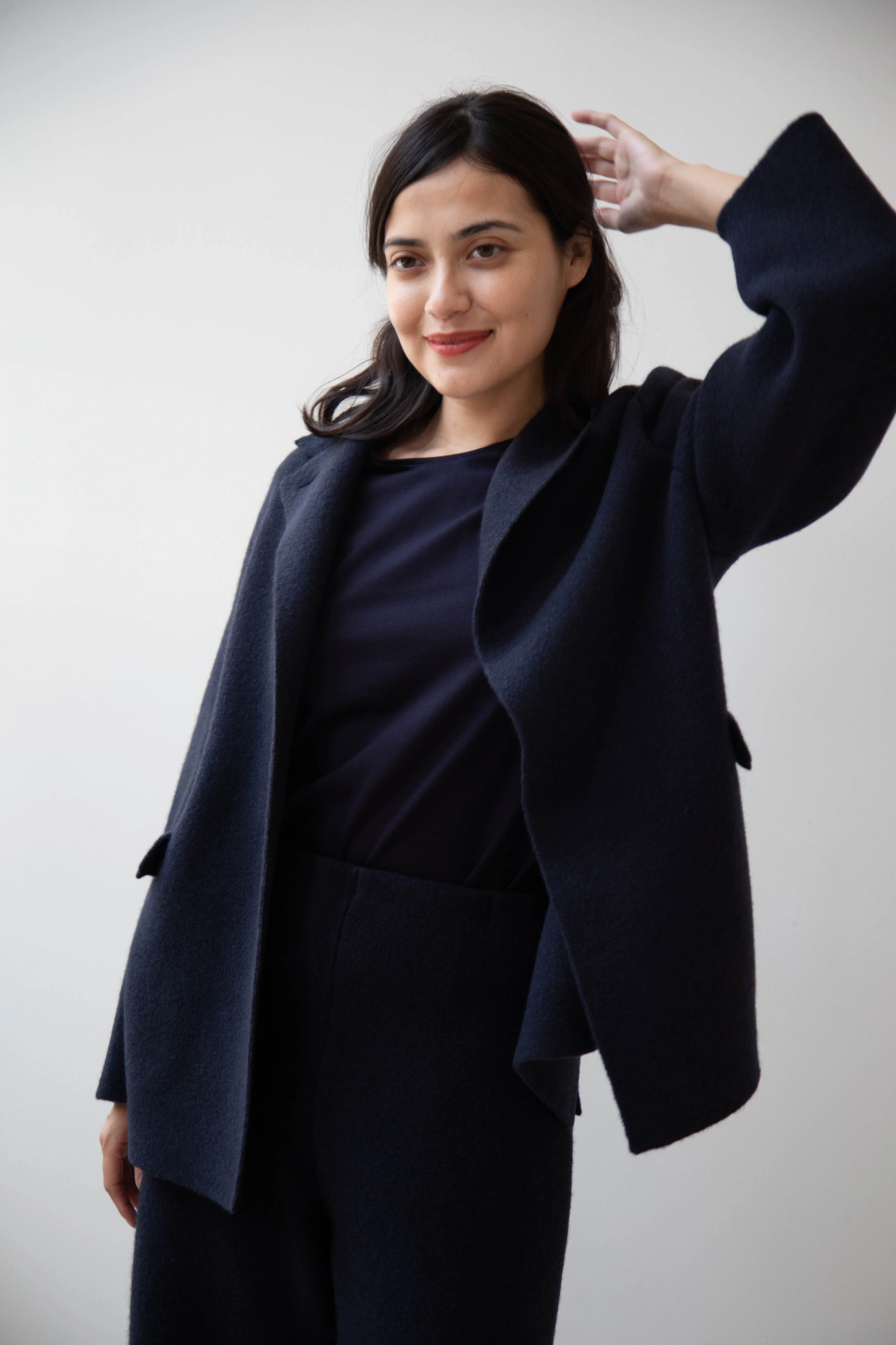 Boboutic | Double Outerwear Jacket in Navy - Image 22
