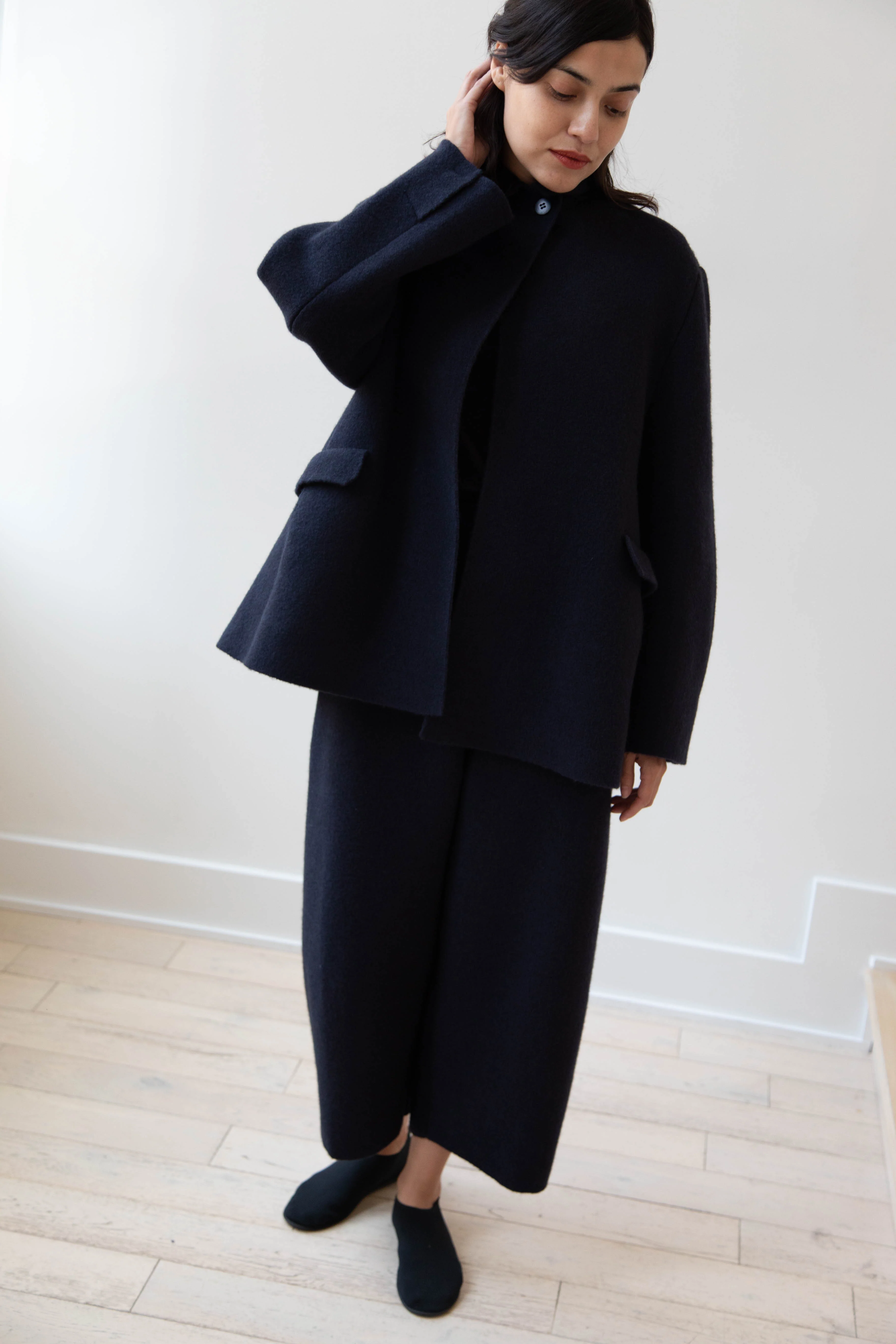 Boboutic | Double Outerwear Jacket in Navy - Image 30