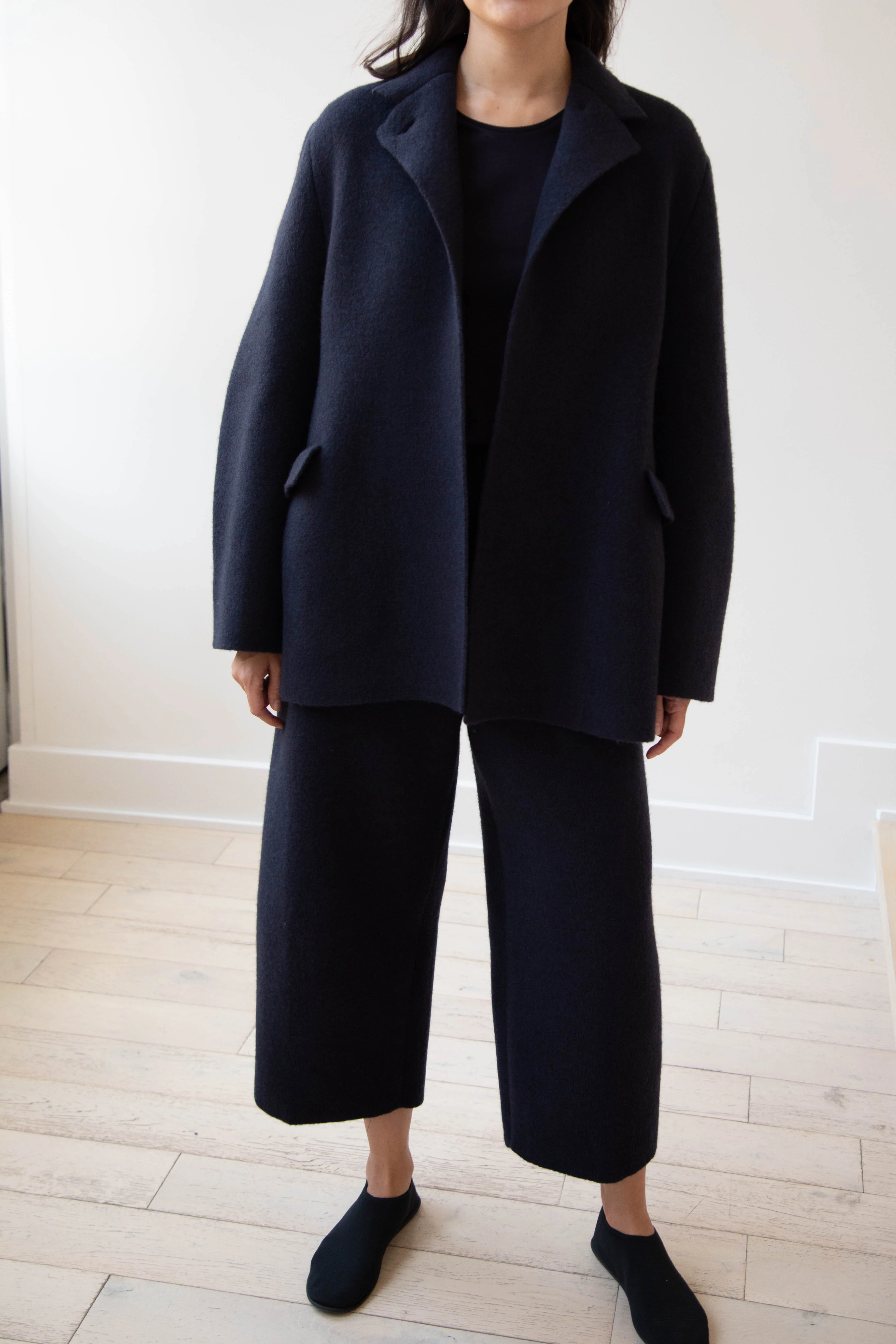 Boboutic | Double Outerwear Jacket in Navy - Image 33