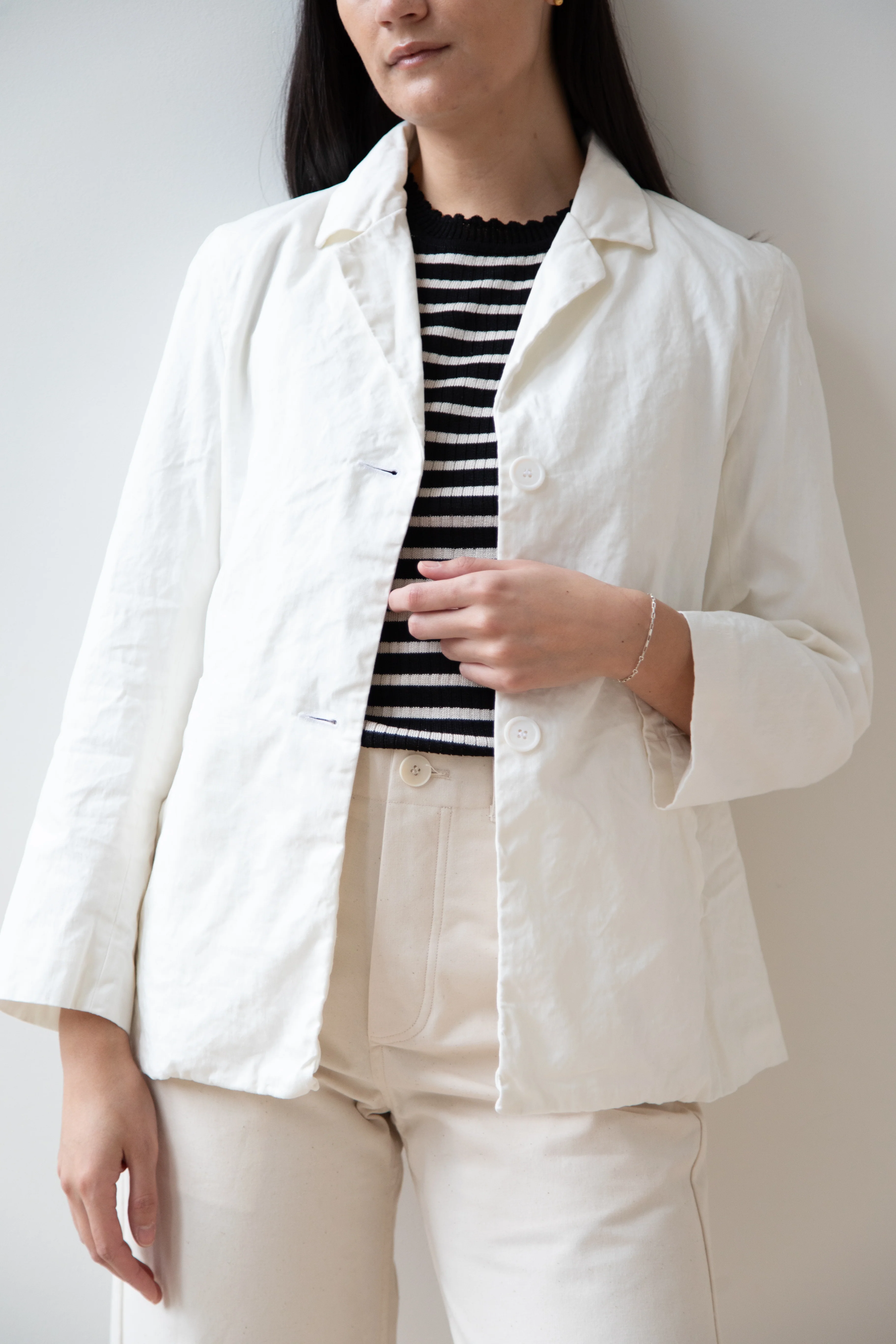 Casey Casey | Air Jacket in Off White - Image 10