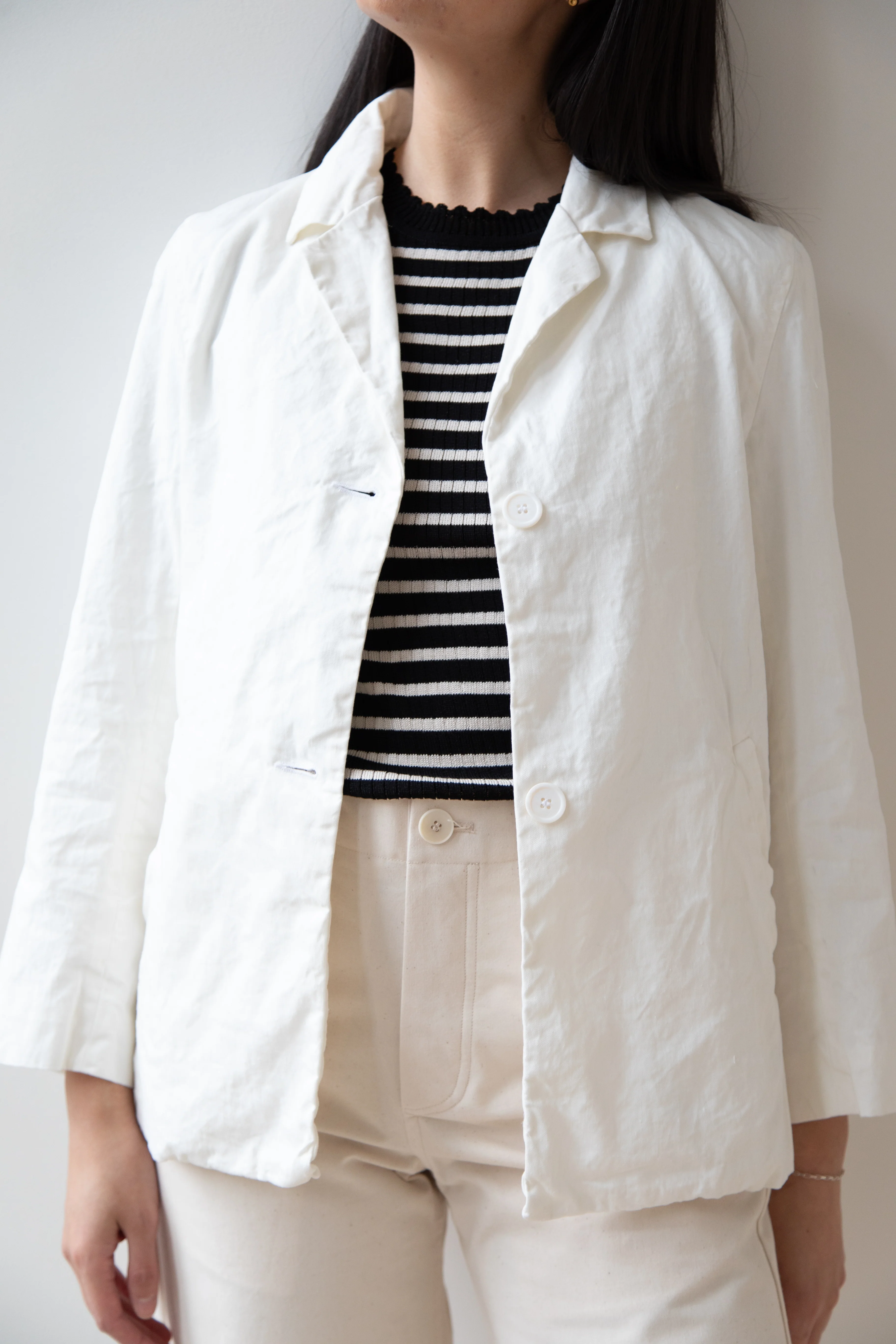 Casey Casey | Air Jacket in Off White - Image 11