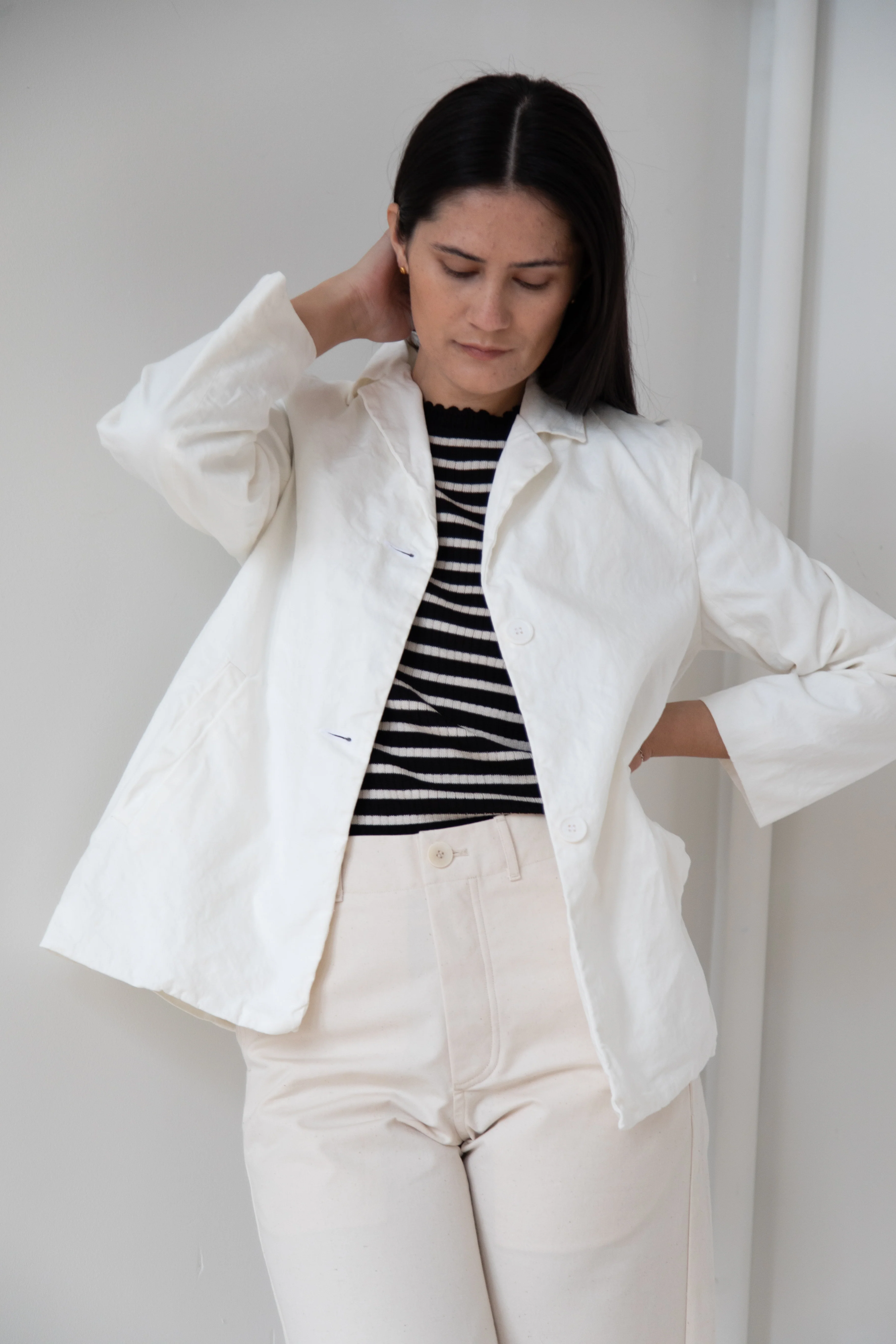 Casey Casey | Air Jacket in Off White - Image 13