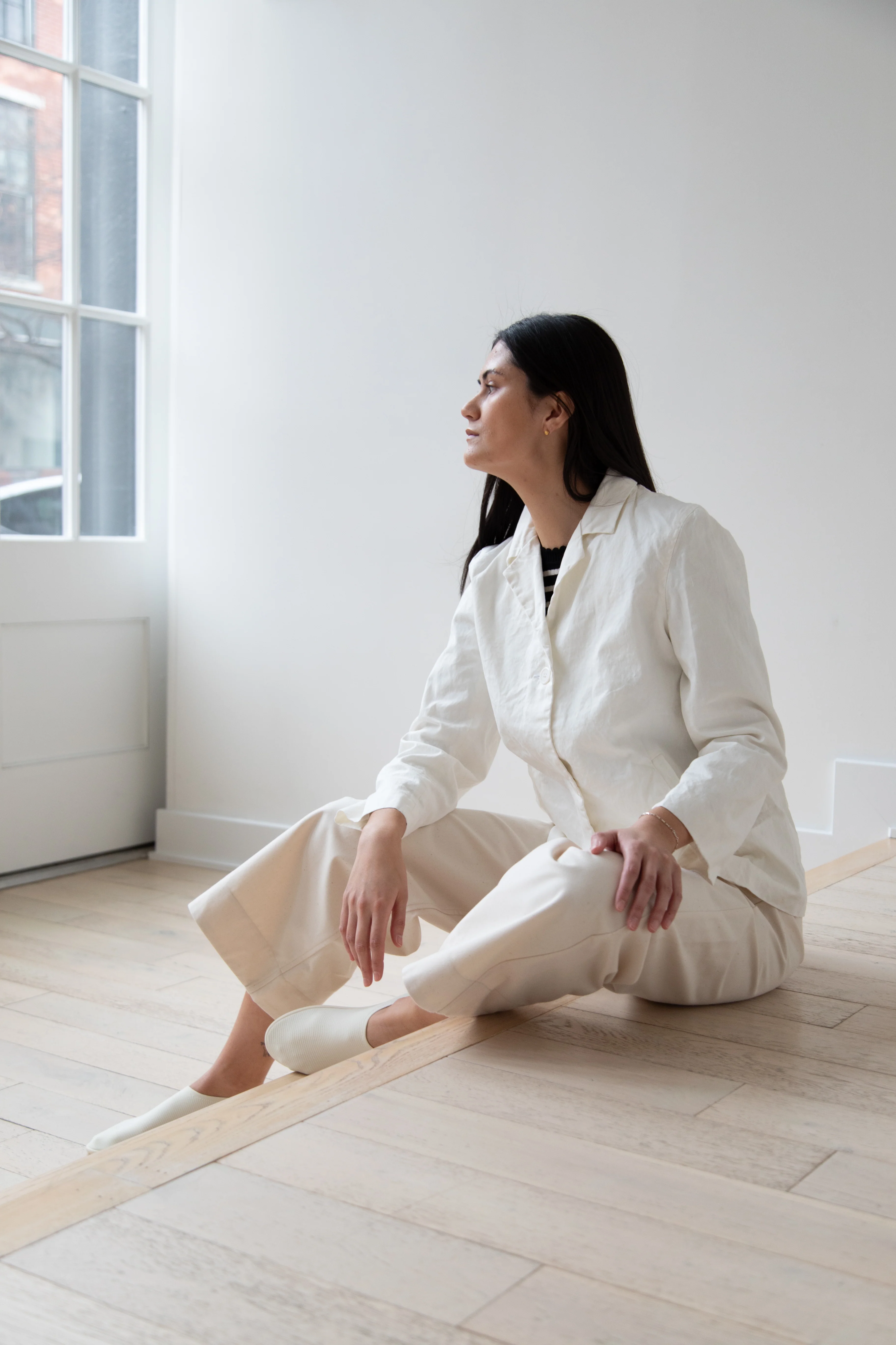 Casey Casey | Air Jacket in Off White - Image 15