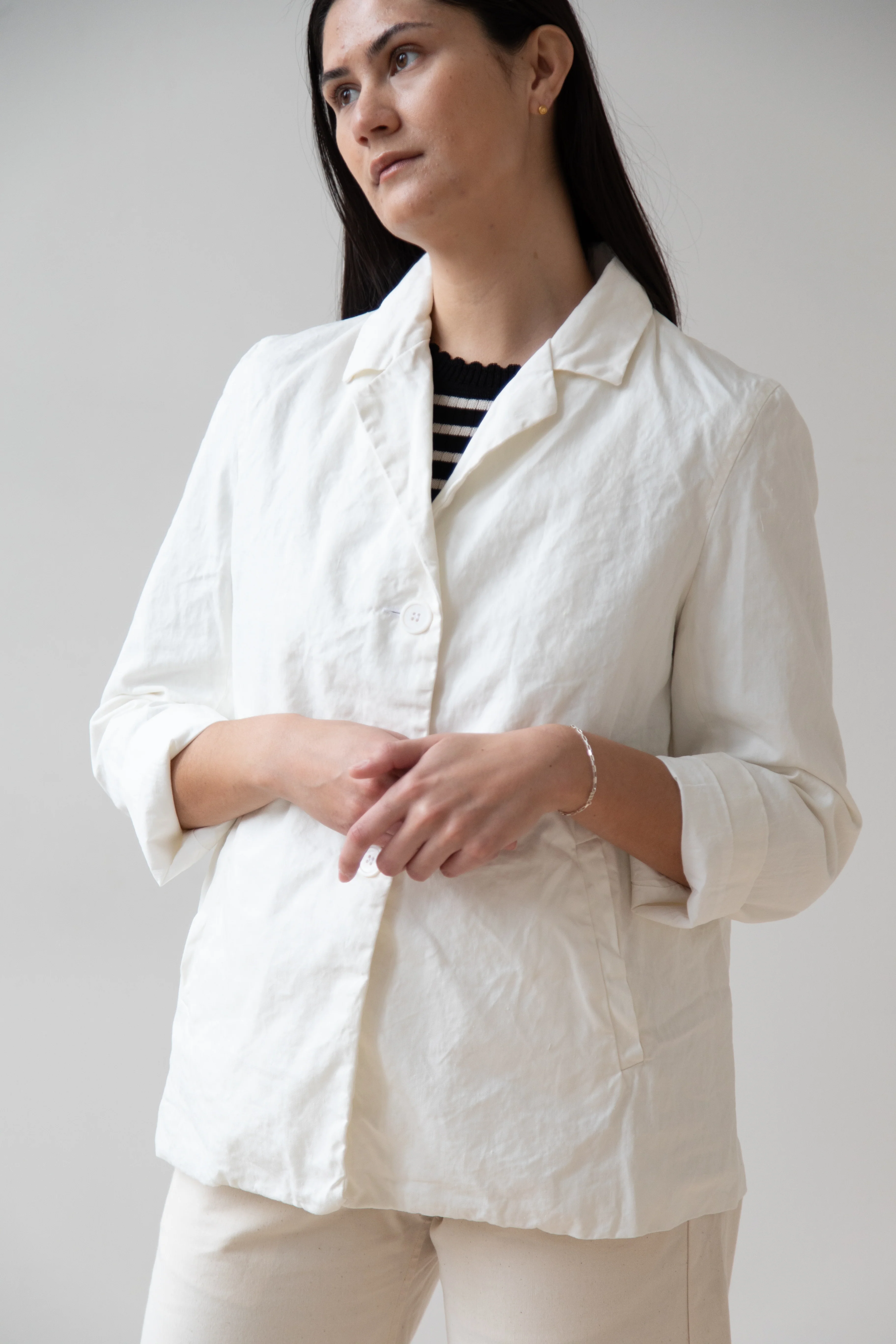 Casey Casey | Air Jacket in Off White - Image 32