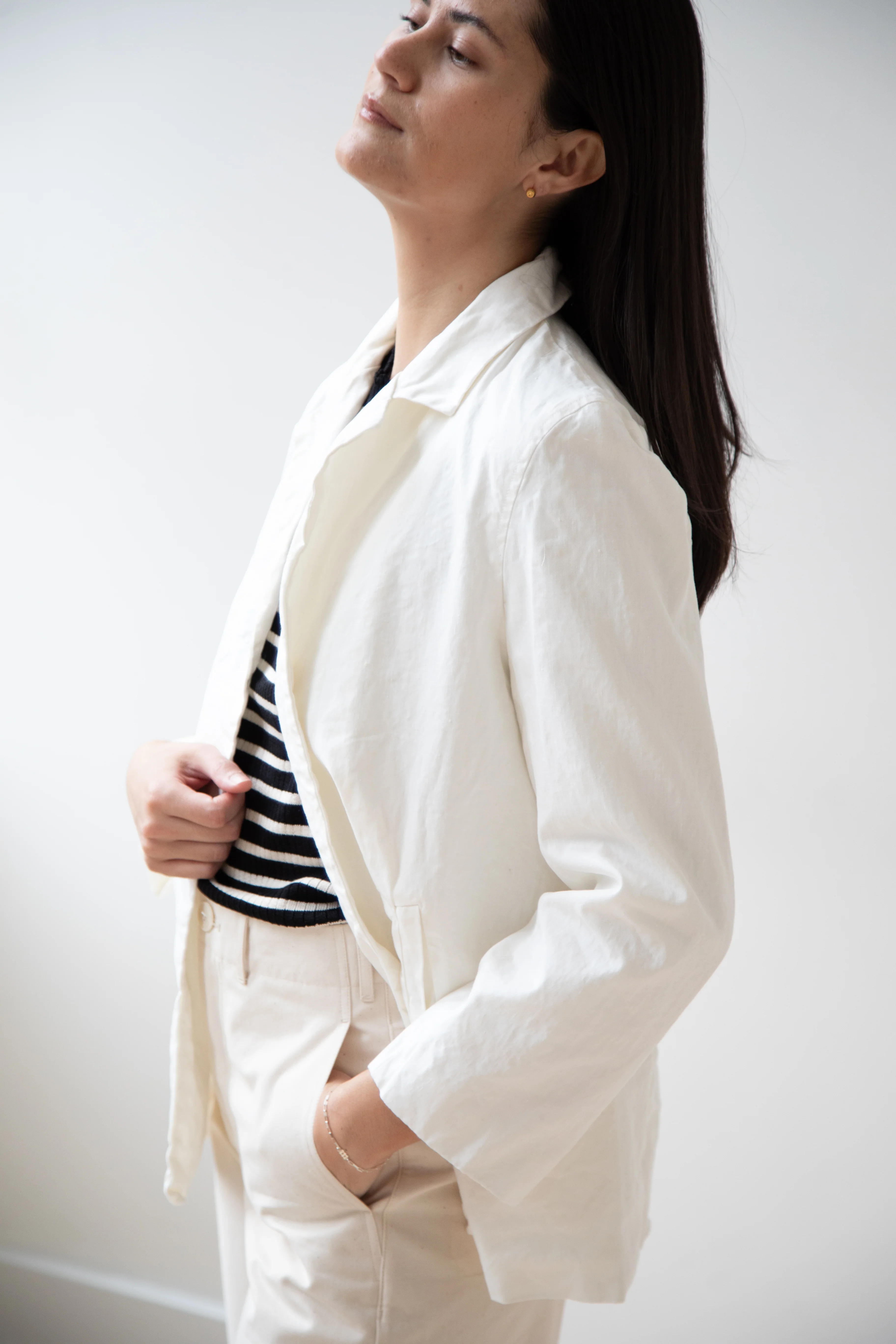 Casey Casey | Air Jacket in Off White - Image 4