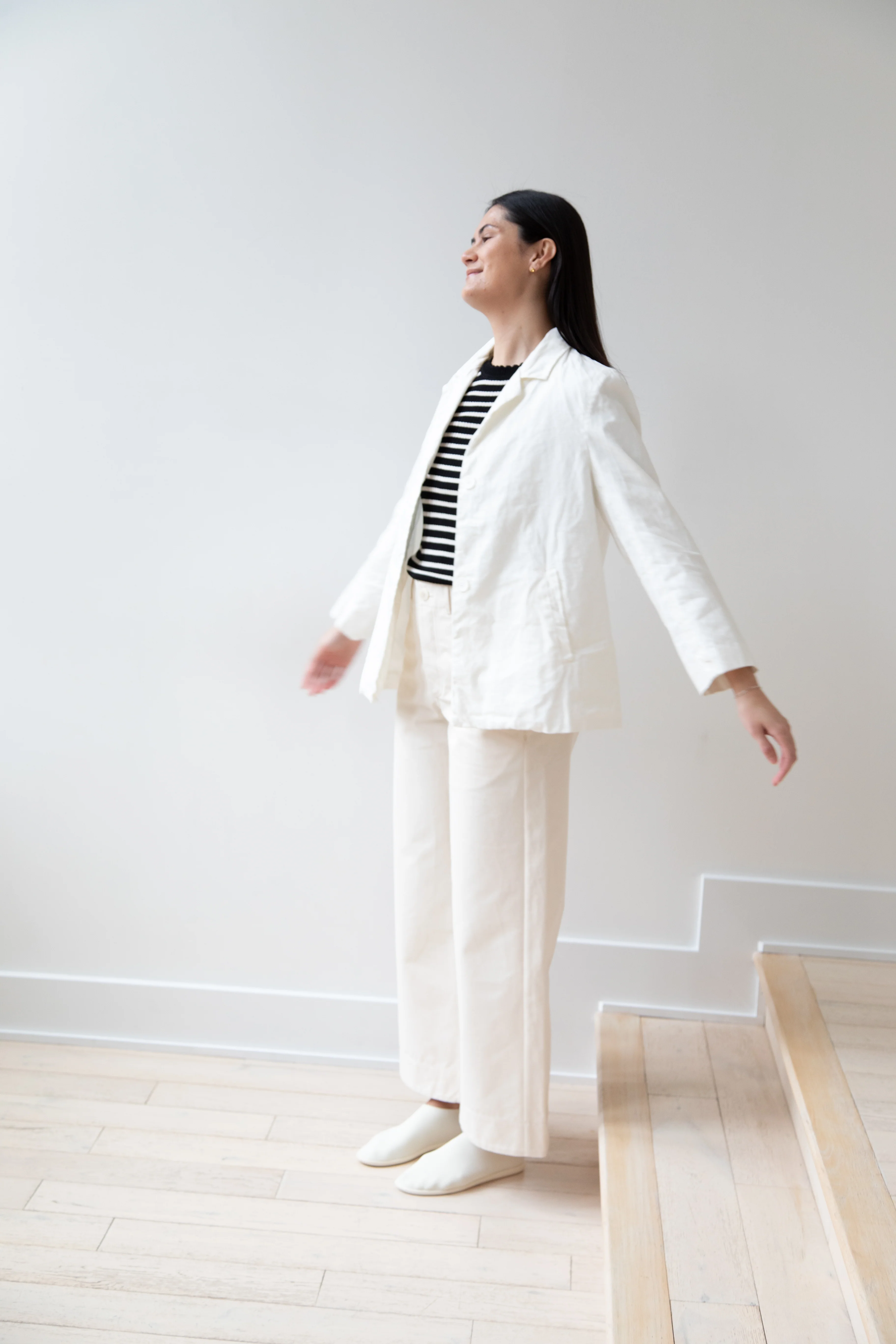 Casey Casey | Air Jacket in Off White - Image 8