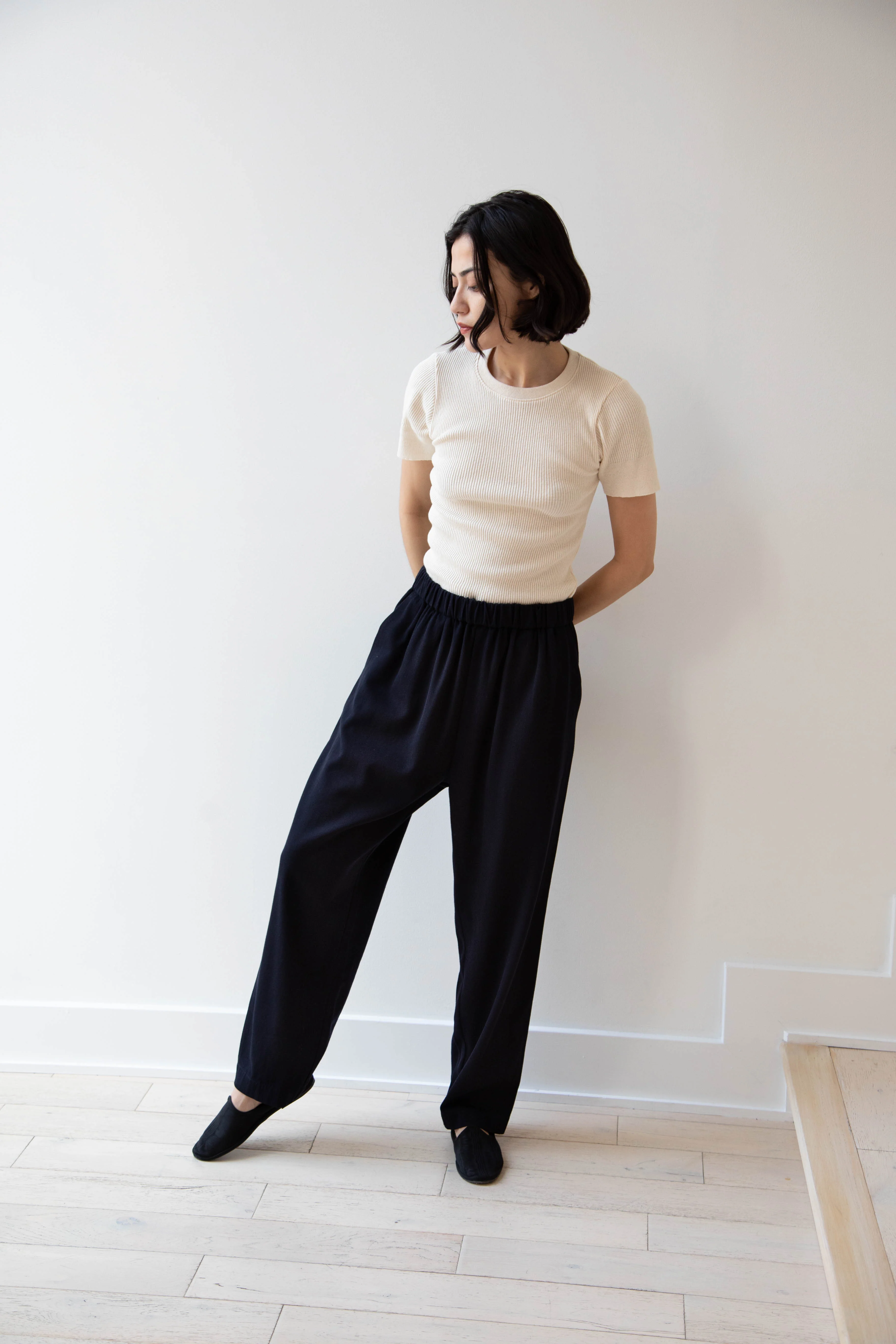 Casey Casey | Fabi Pants in Navy Cotton Wool - Image 13