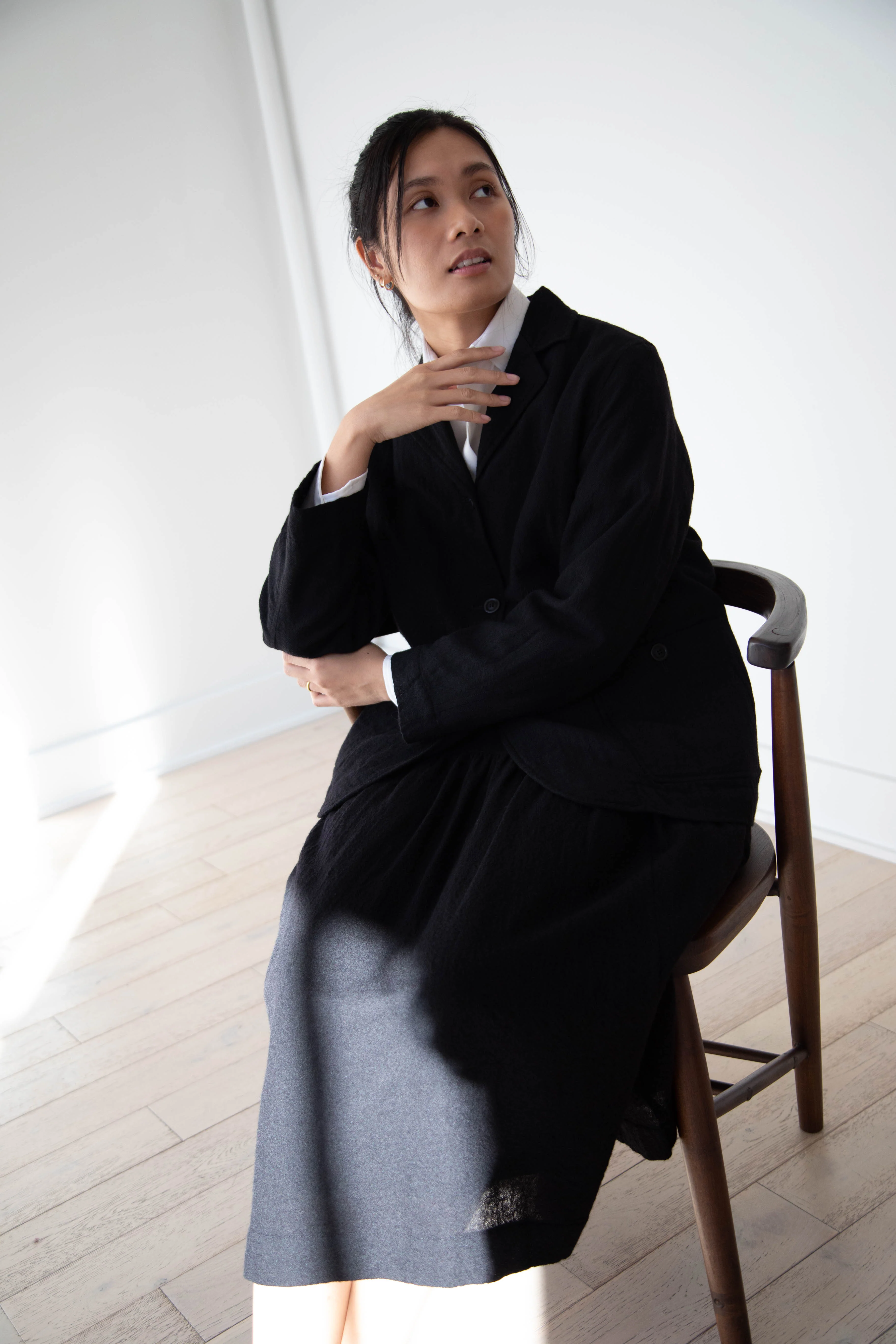 Casey Casey | Val Jacket in Black Wool - Image 18