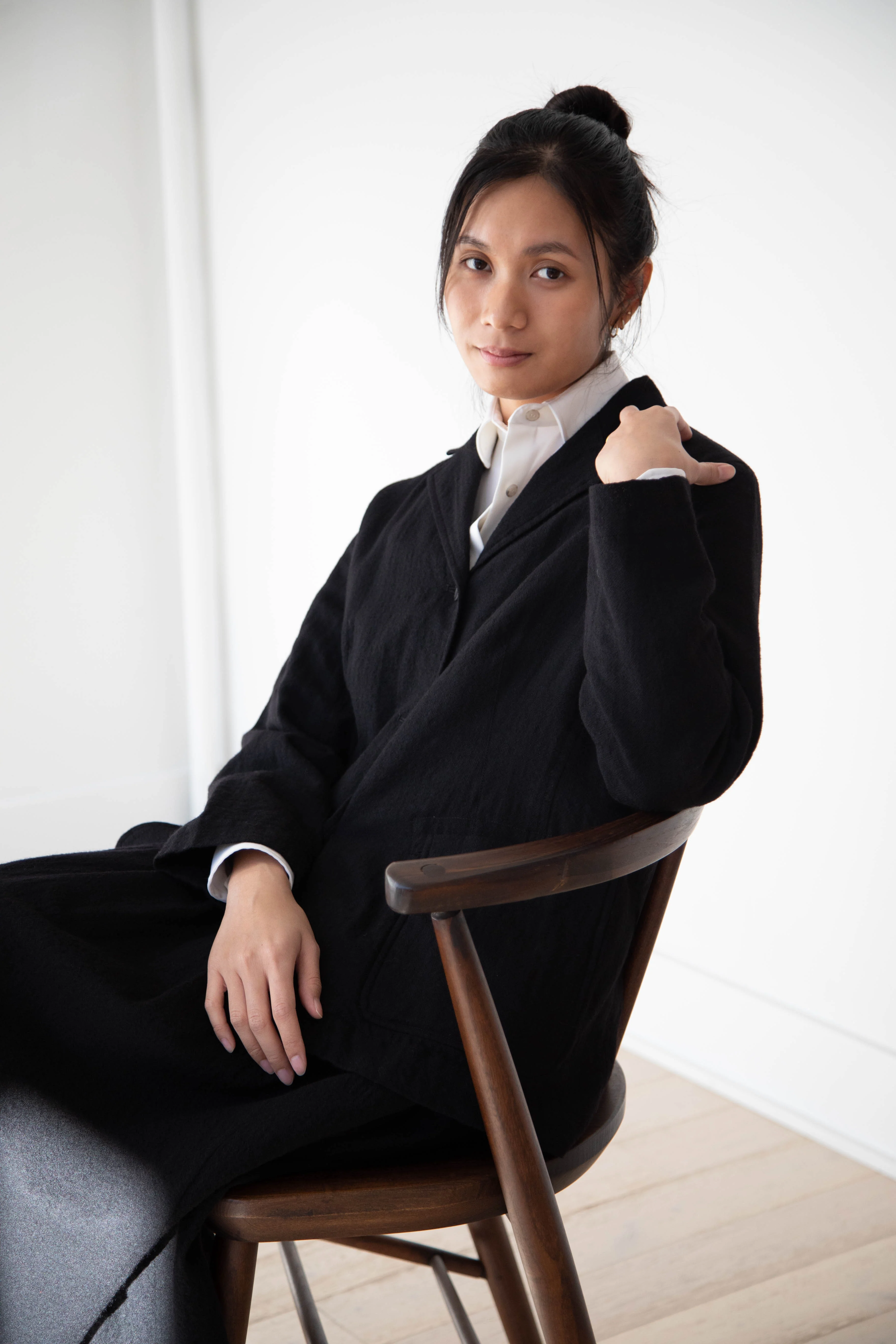 Casey Casey | Val Jacket in Black Wool - Image 25