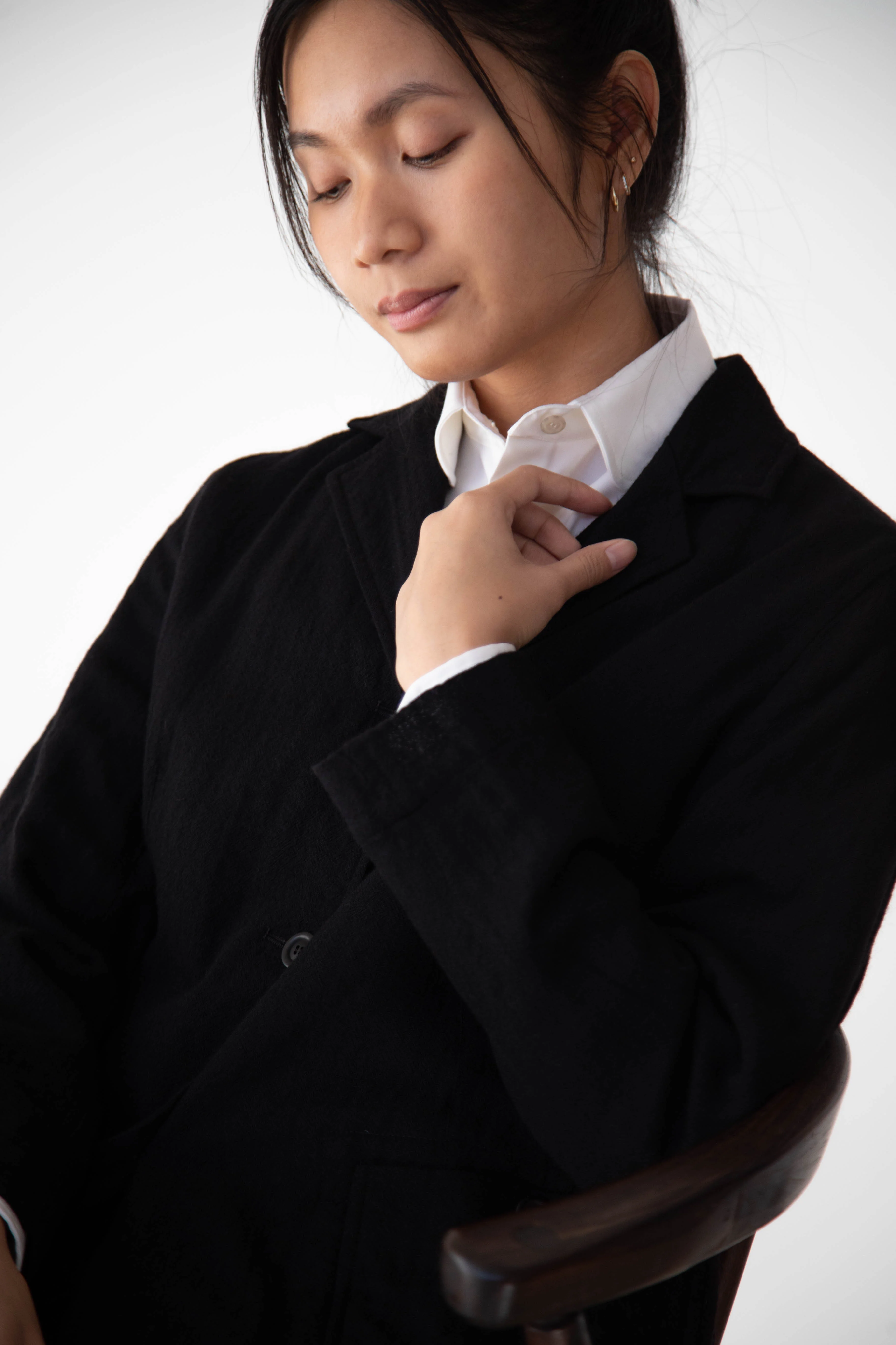 Casey Casey | Val Jacket in Black Wool - Image 27