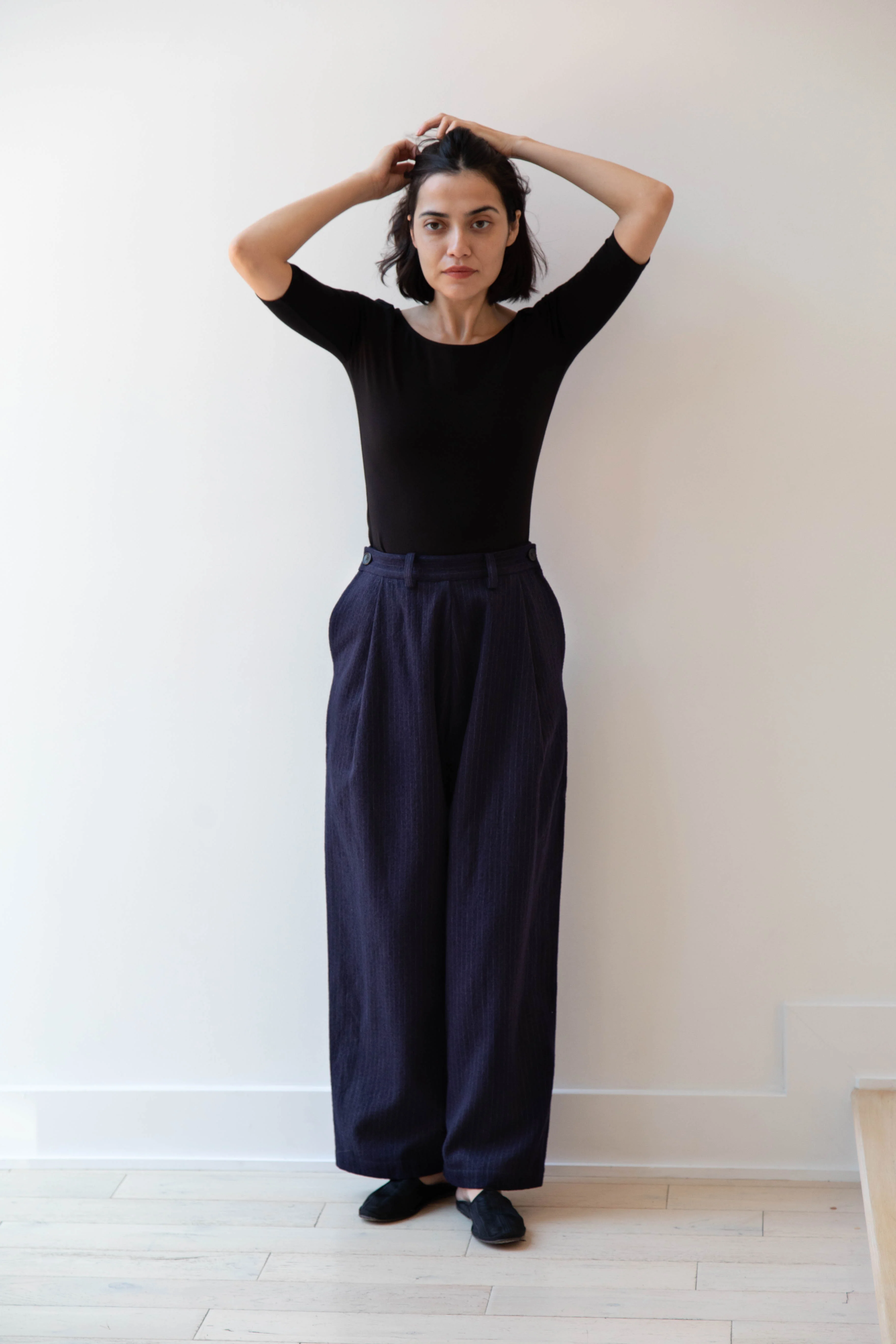 Cawley | Georgia Trousers in Pinstripe - Image 17
