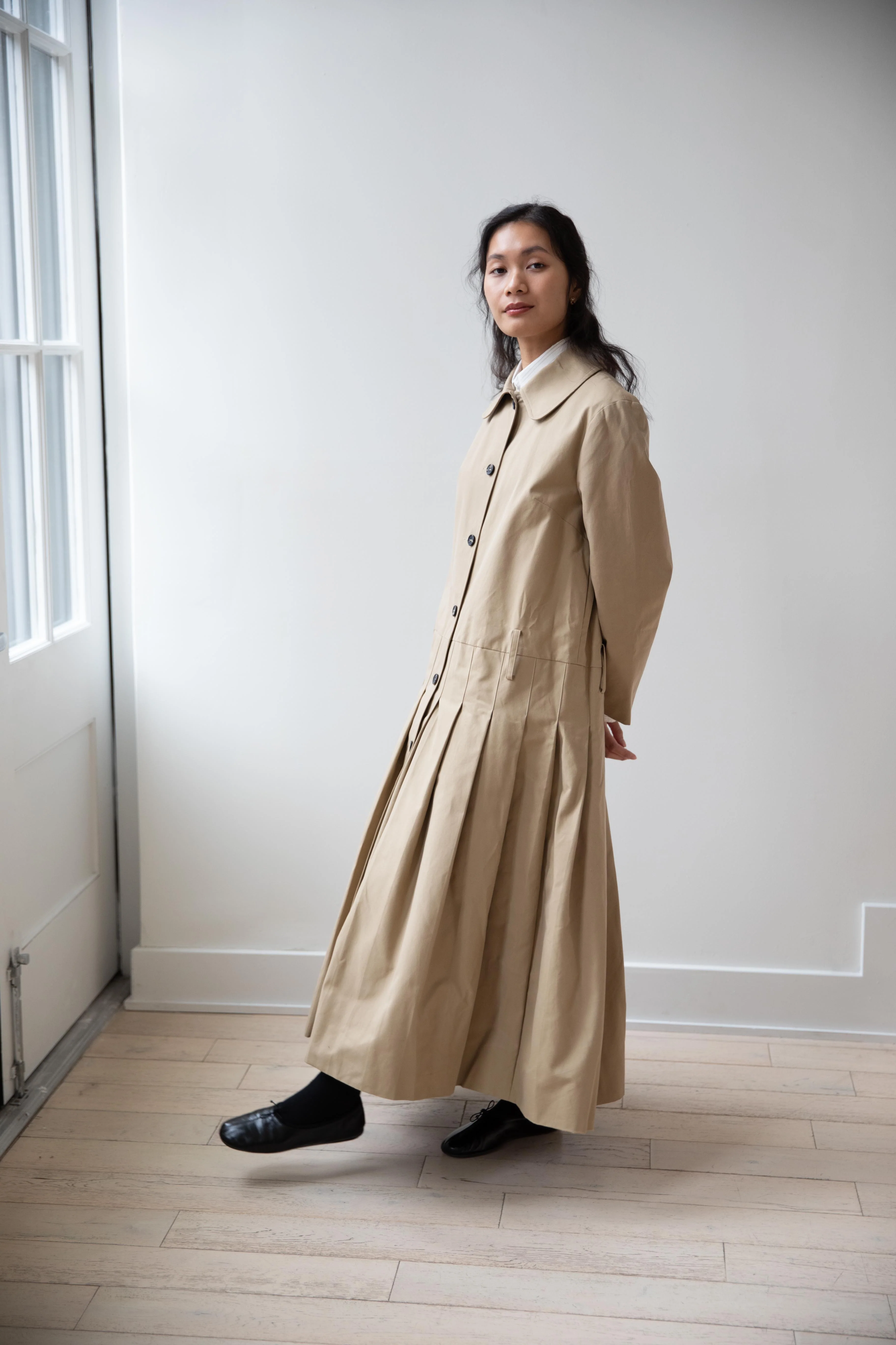 Cawley | Willow Coat in Beige - Image 43