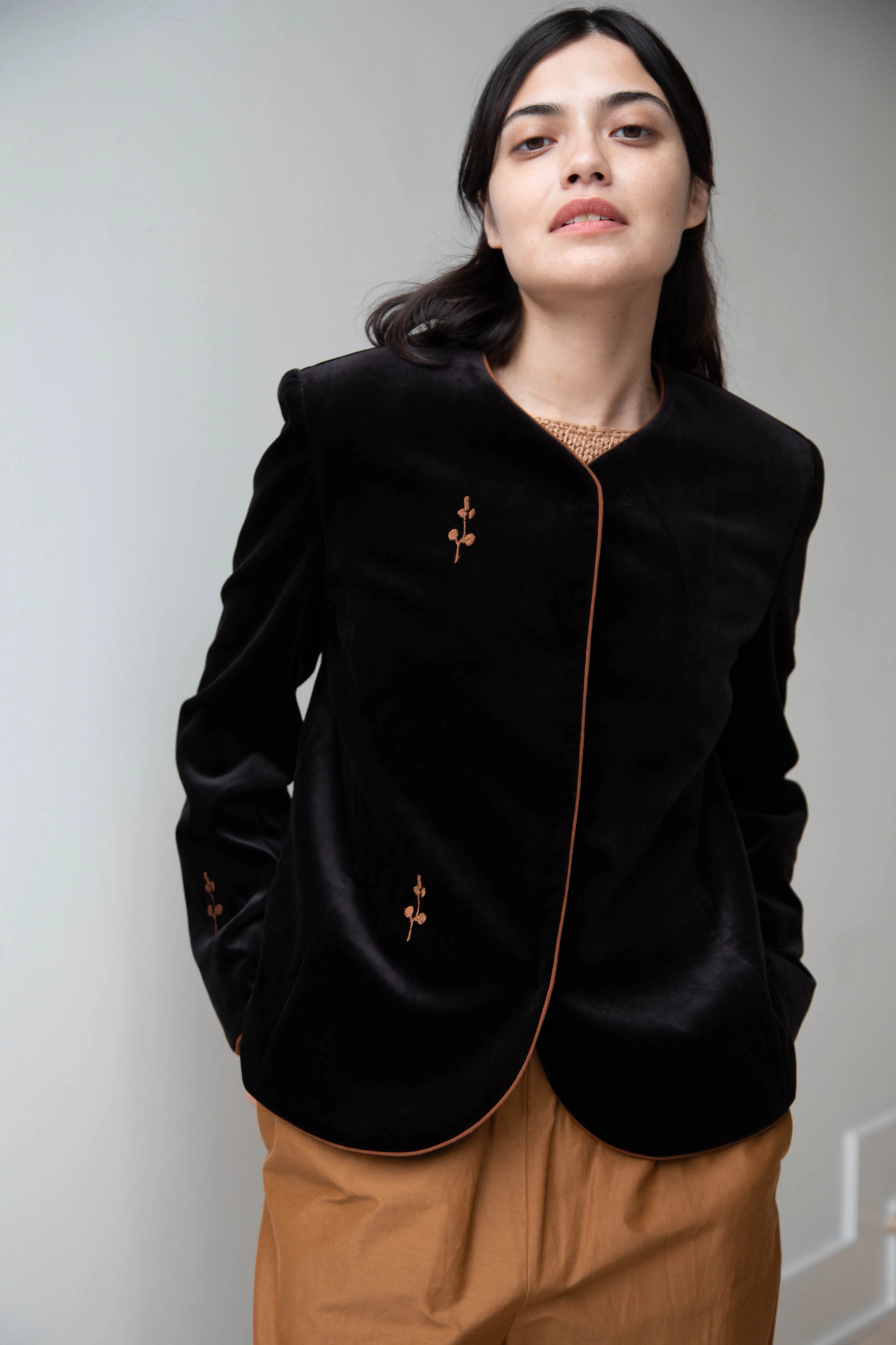 Delegan | Rose Jacket in Black - Image 33