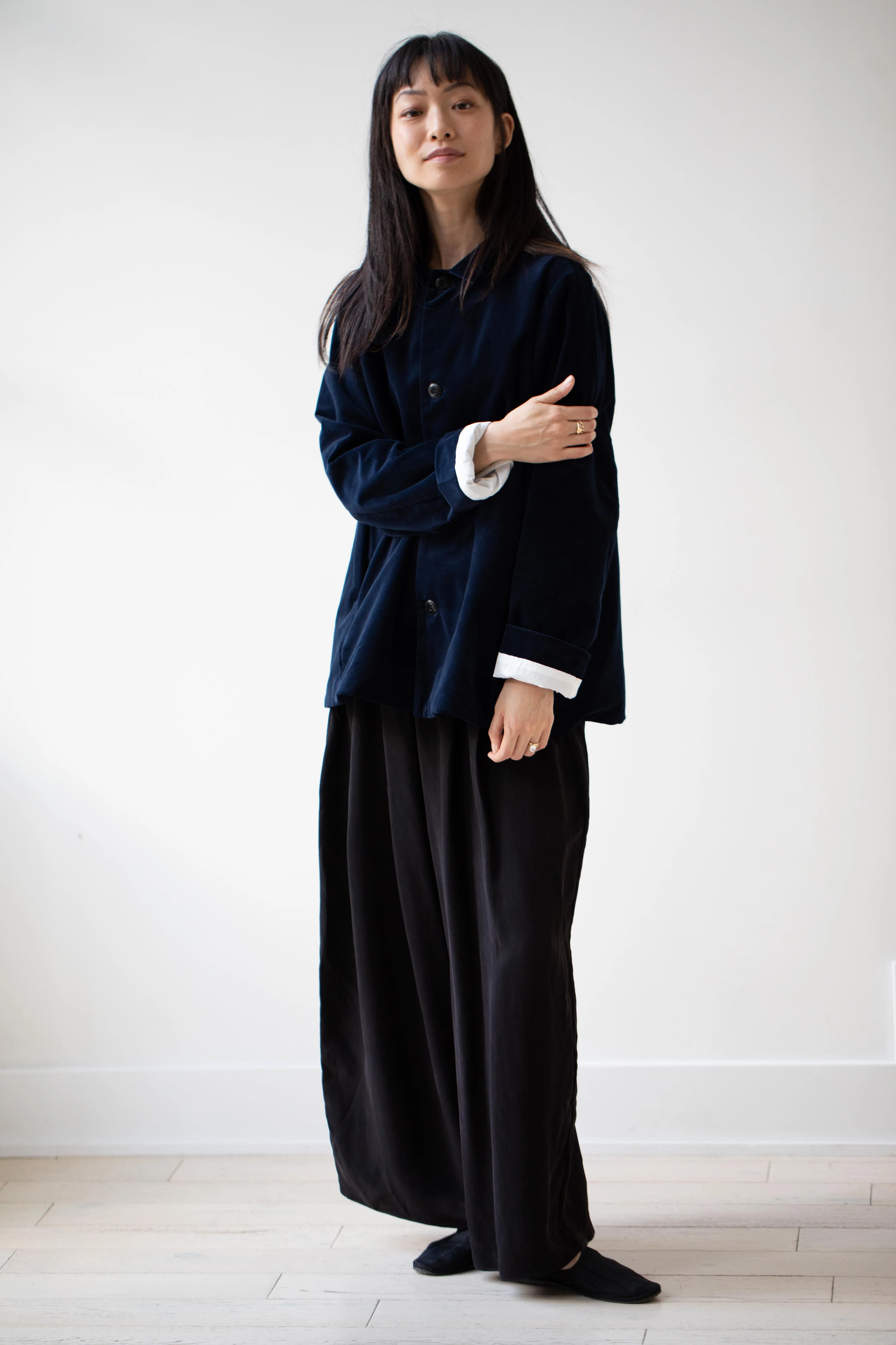 Fabiana Pigna | Agni Jacket in Navy Velvet - Image 30