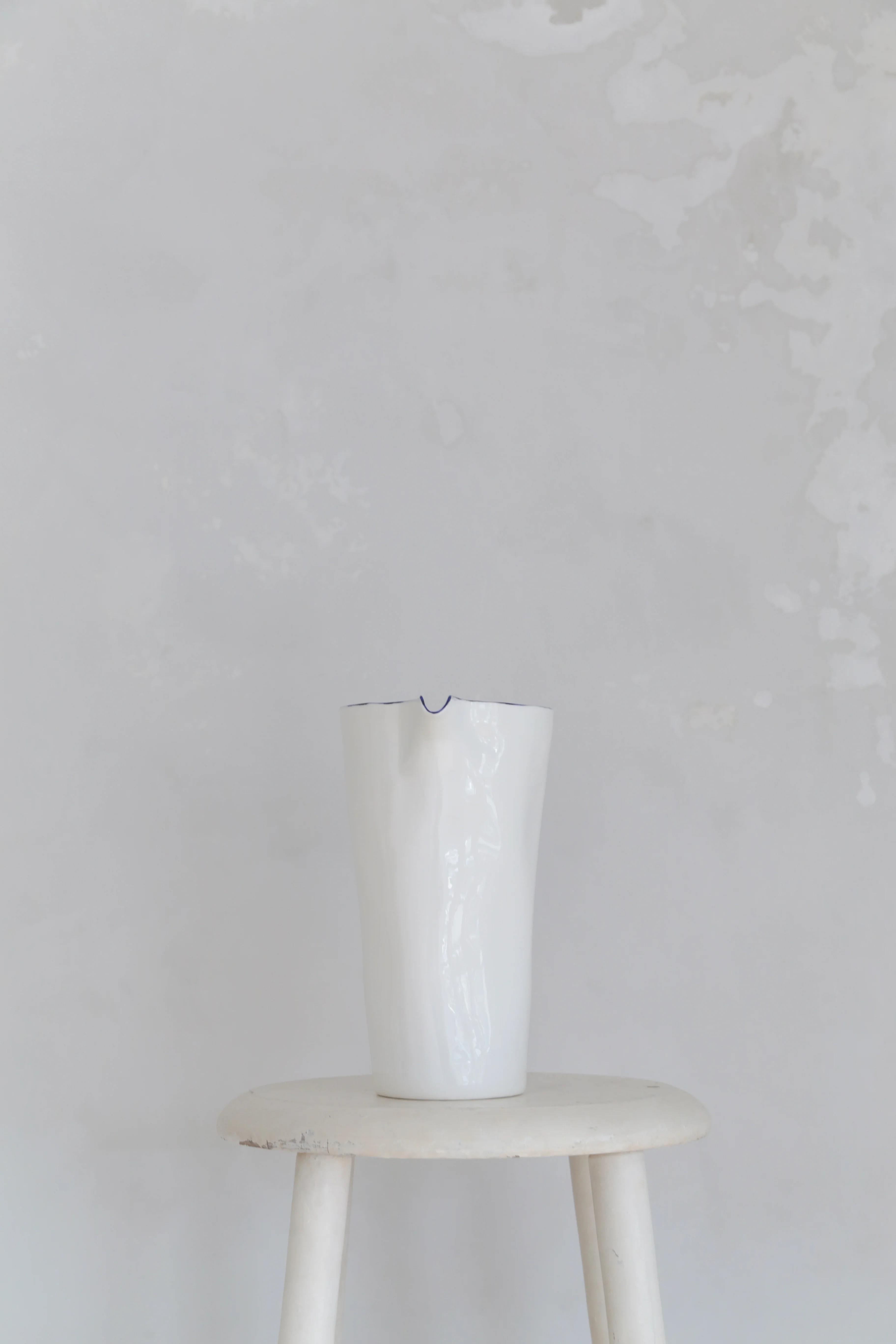 Feldspar | Water Jug in White & Cobalt - Image 11