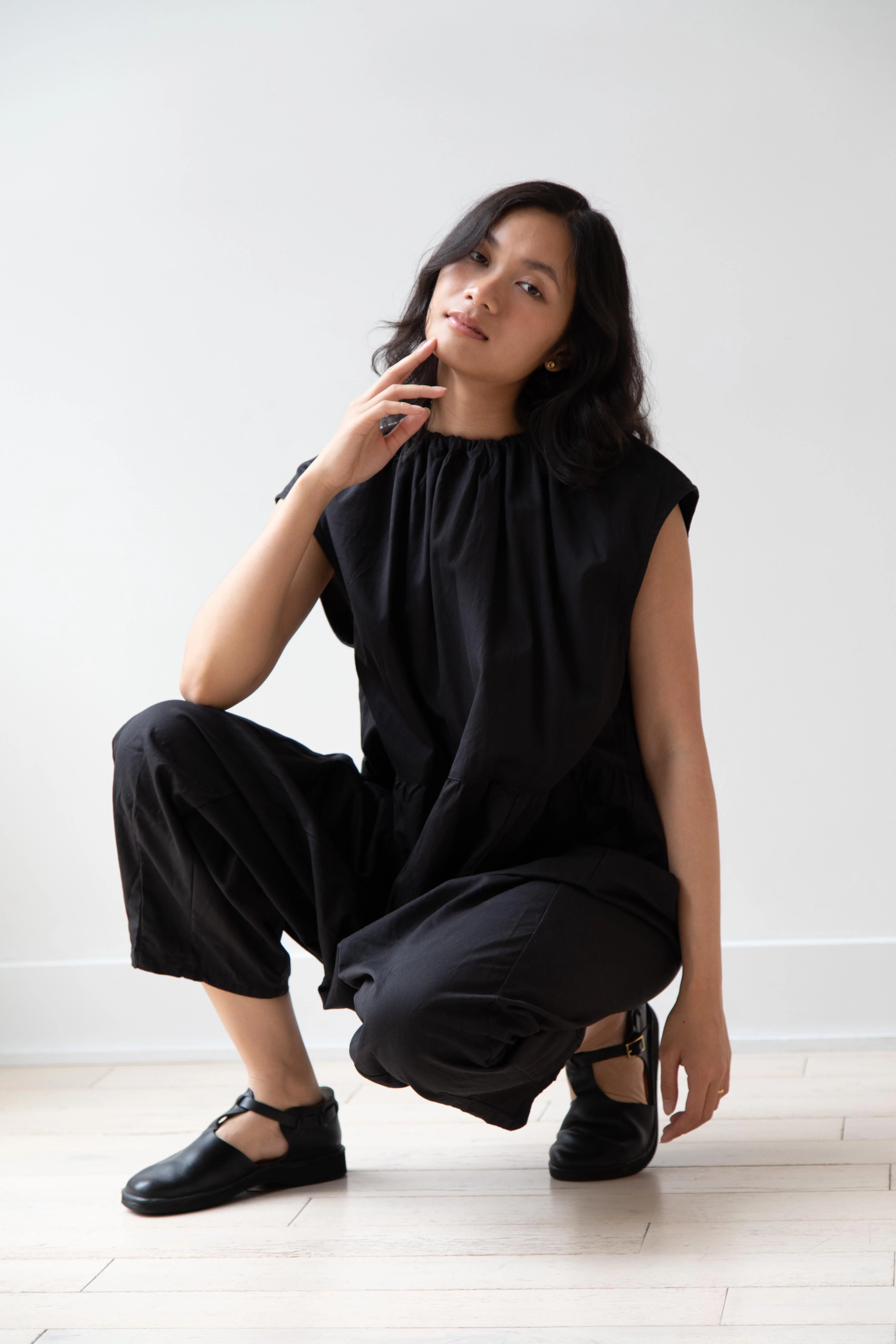 Gauze | Charlie Jumpsuit in Black - Image 5