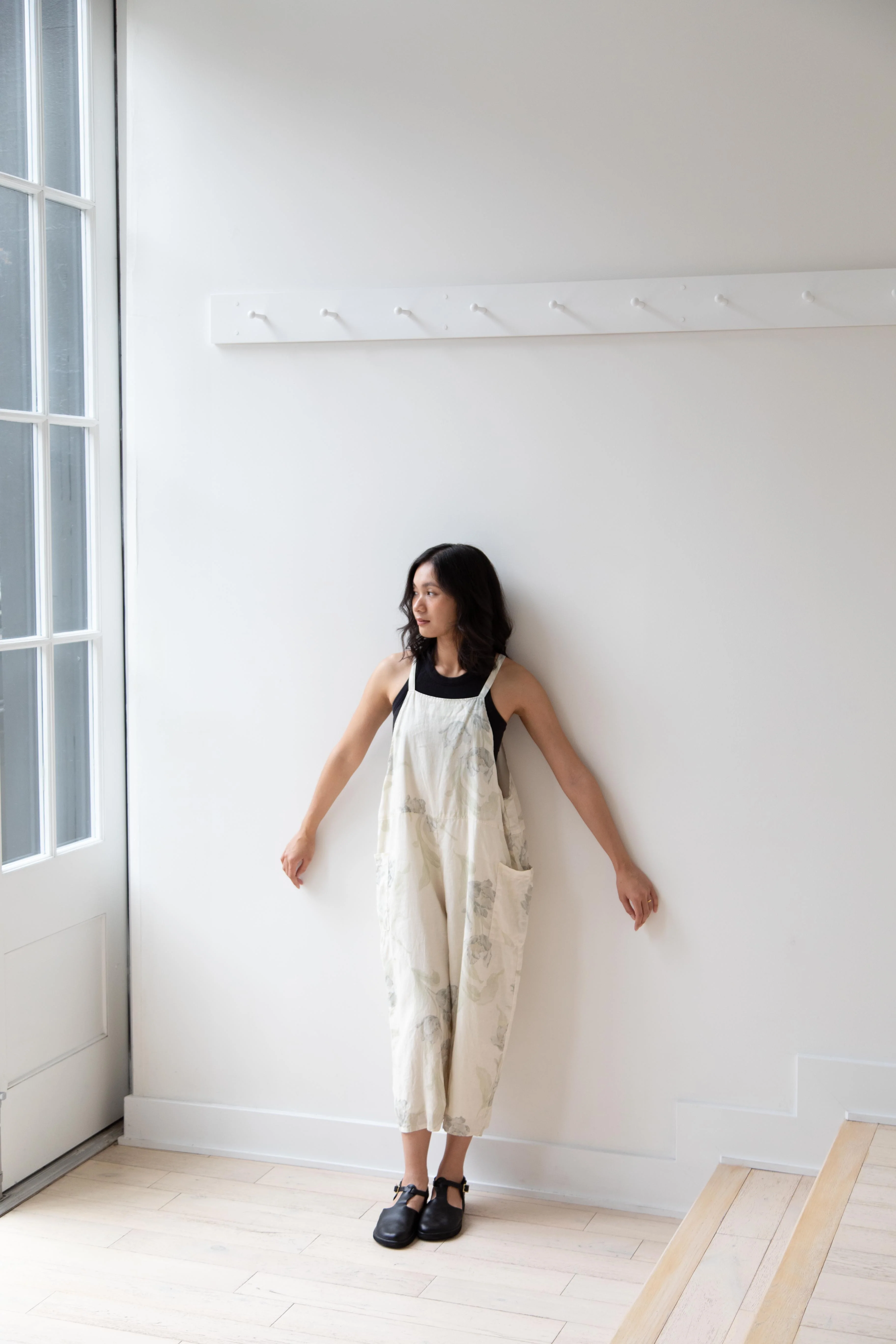 Gauze | Floral Work Overalls - Image 11